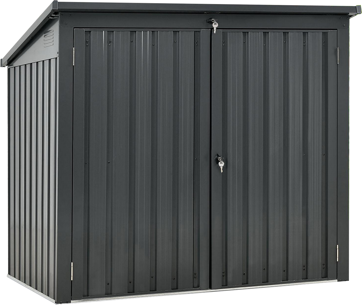 Mülltonnenbox anthrazit 158 x 134 x 101 cm