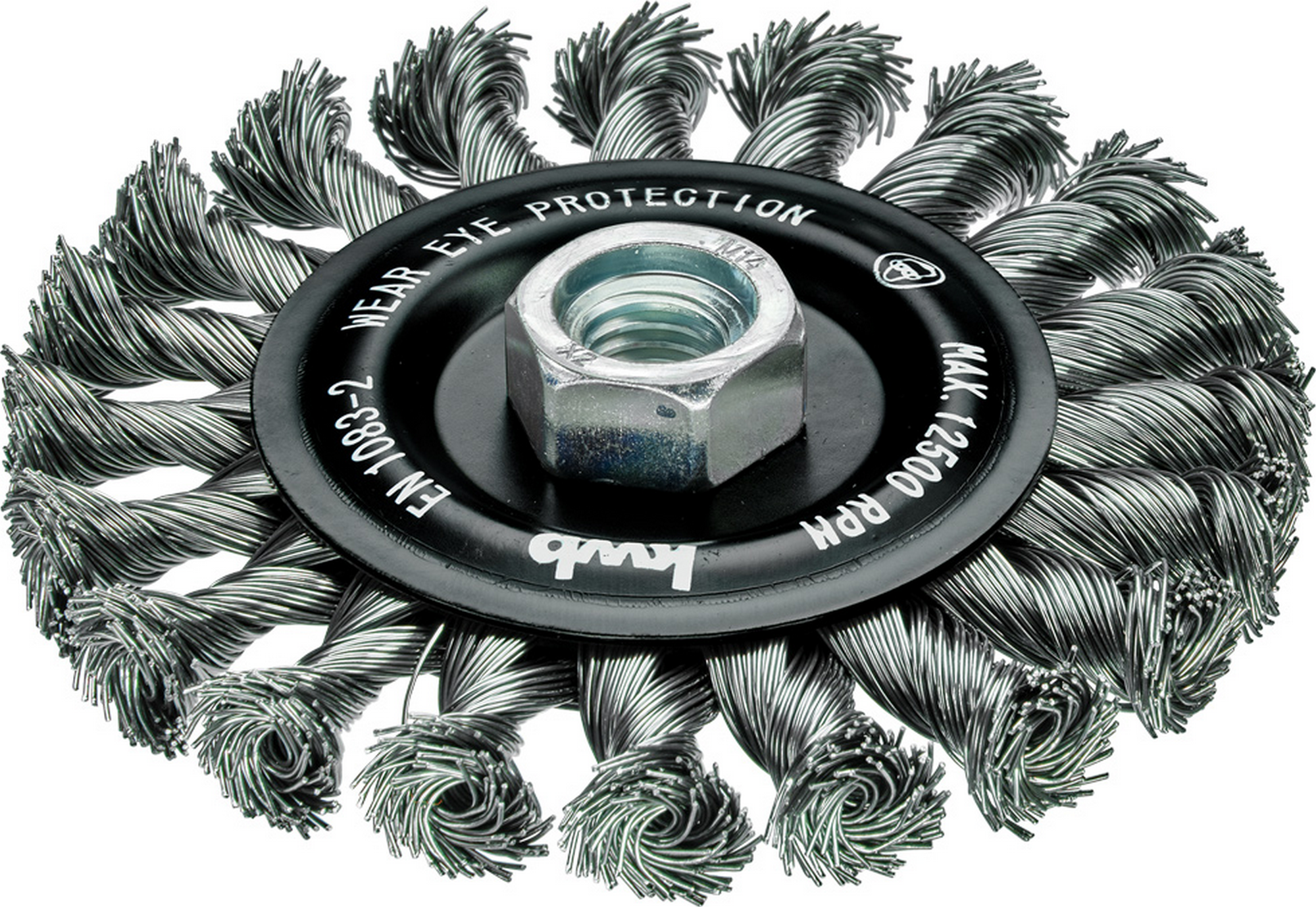 Thumbnail - kwb Stahldraht-Scheibenbürste 'Aggresso-Flex' gezopft Ø 115 mm