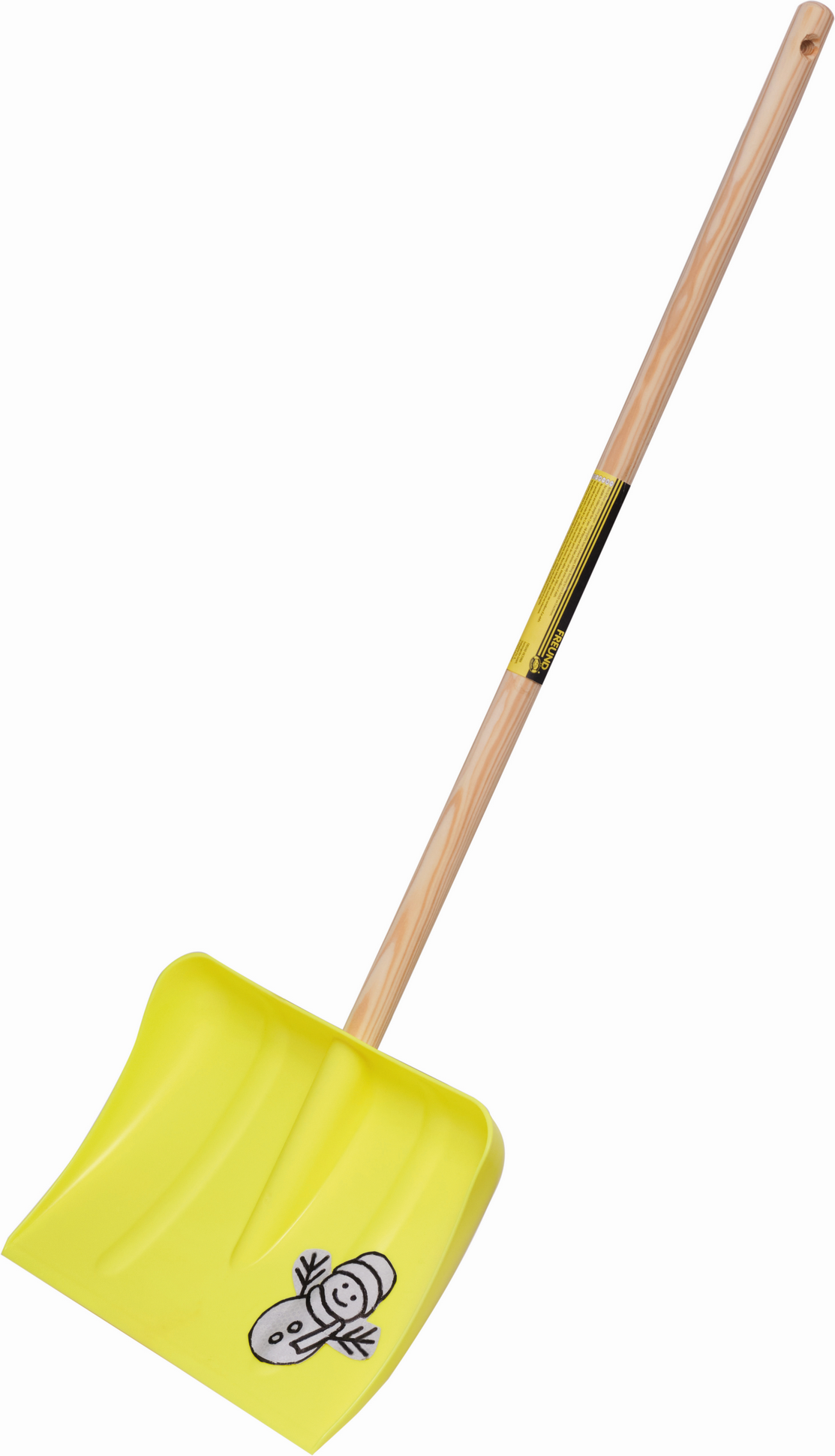 Freund Victoria Kinder-Schneeschieber 'Reflection' neongelb 75 cm