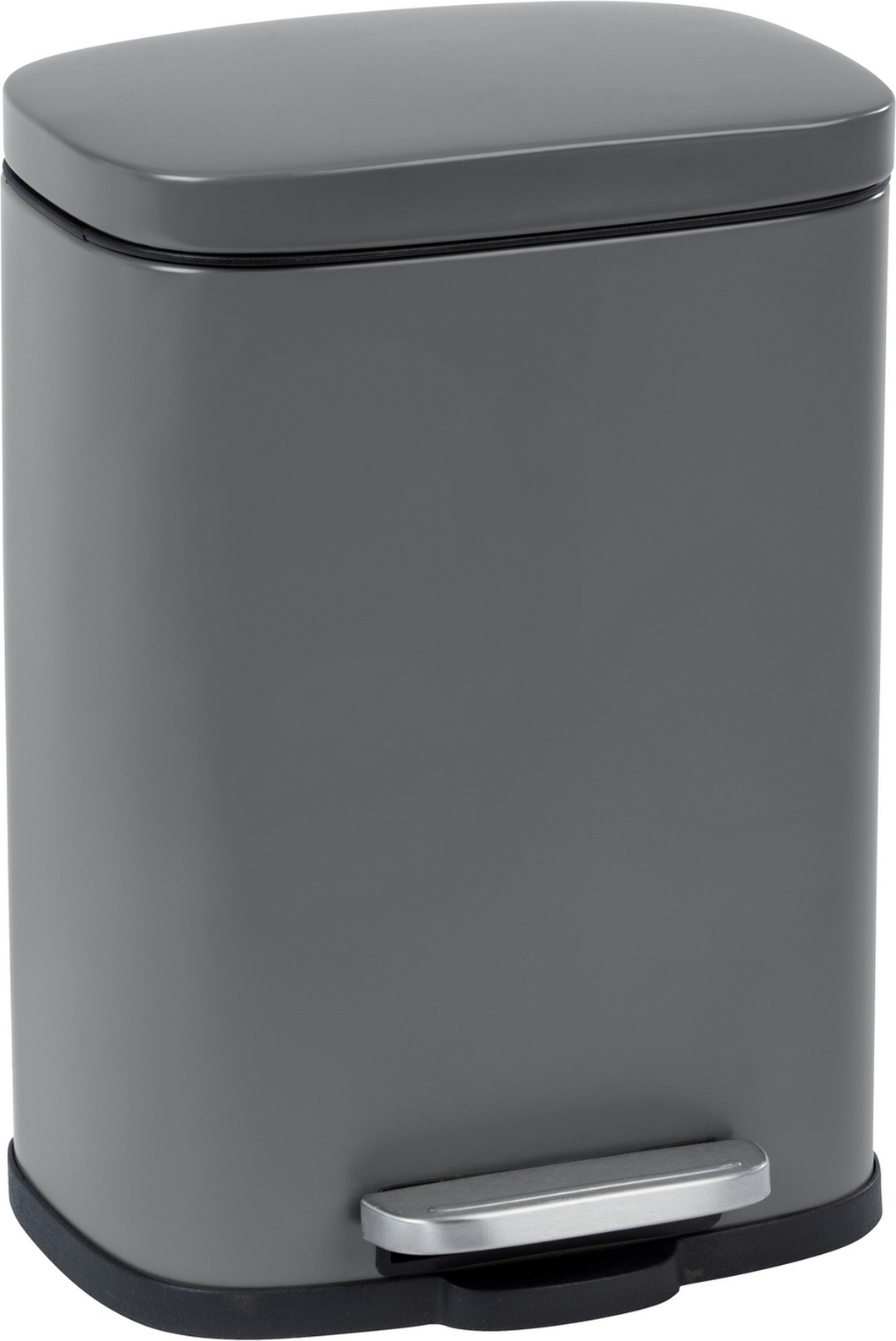 Wenko Kosmetikeimer 'Leno' grau 21,5 x 29,5 x 19 cm 5 l