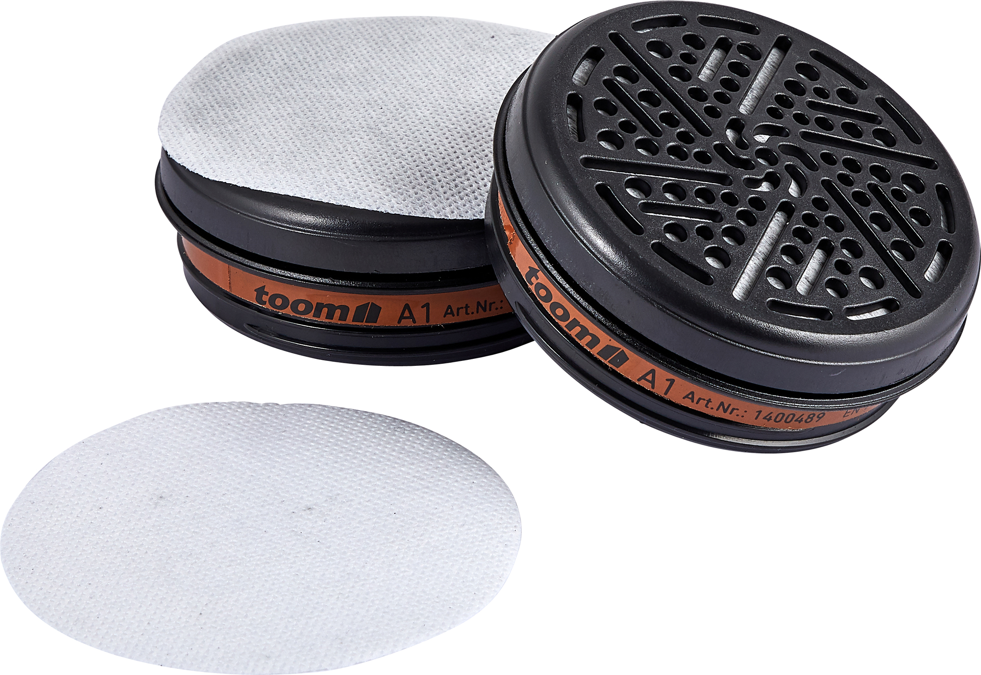 toom Gasfilter A1 für Halbmaske, 2 Stück