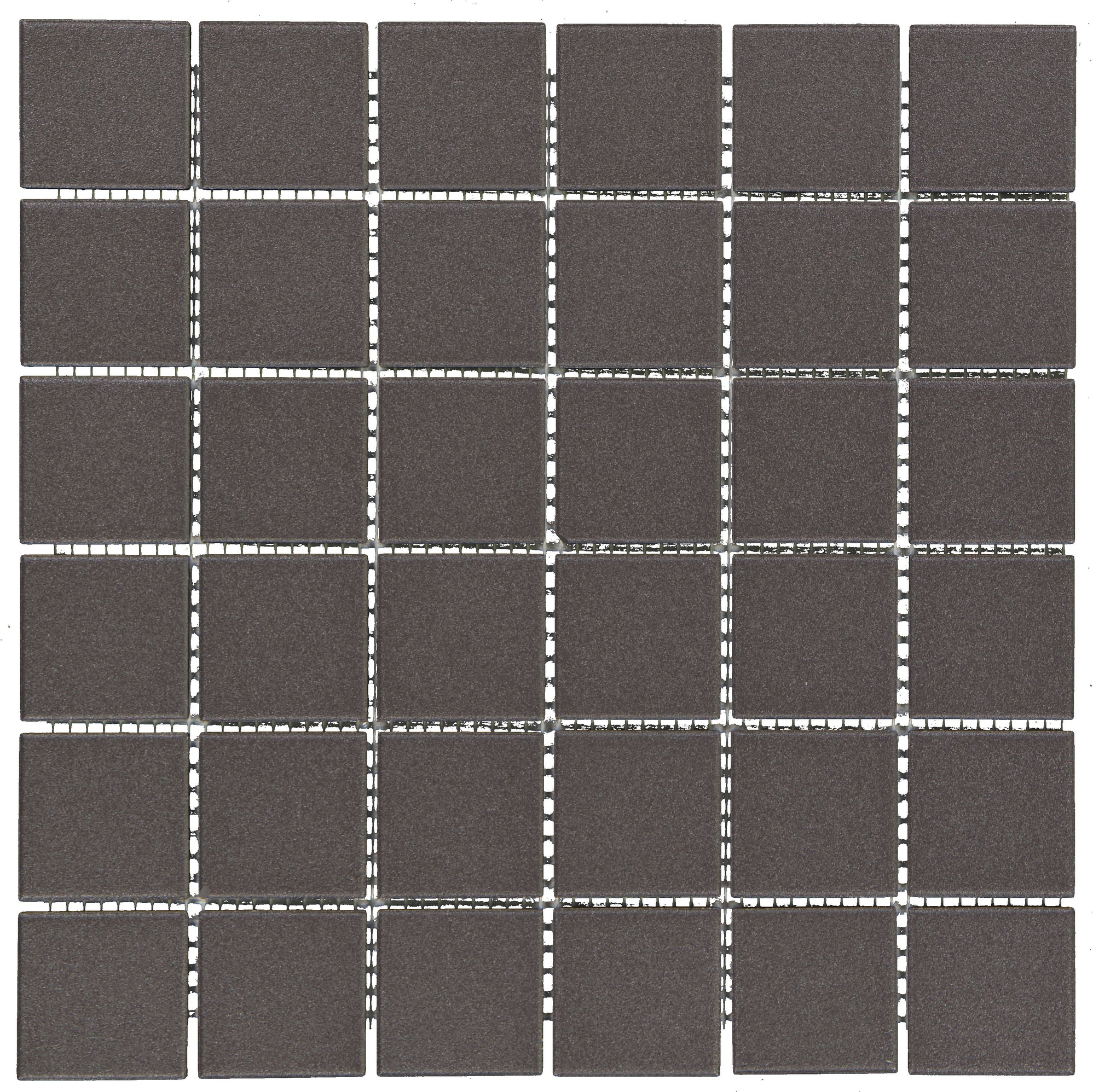 Thumbnail - Mosaikfliese 'Uni' Feinsteinzeug schwarz 30 x 30 cm