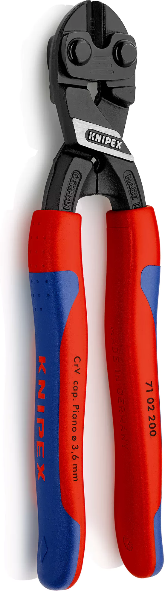 Knipex Kompakt-Bolzenschneider 'CoBolt®' schwarz atramentiert 200 mm