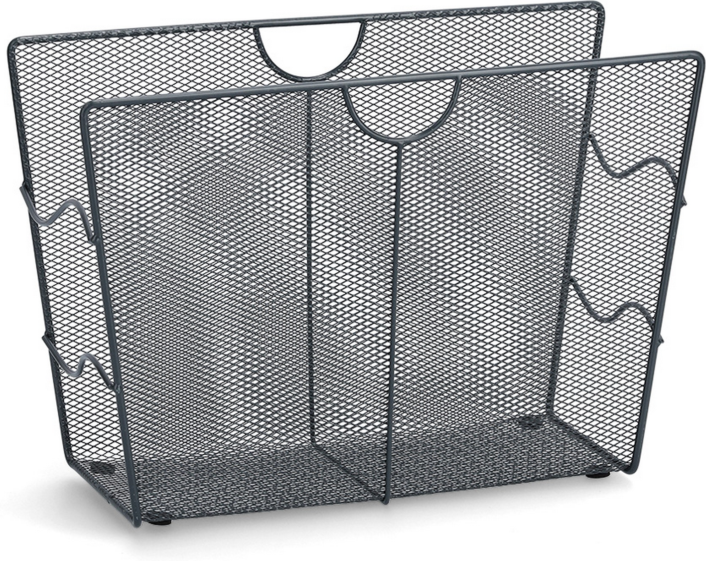 Zeller Zeitungsständer anthrazit 17,5 x 27 x 39 cm