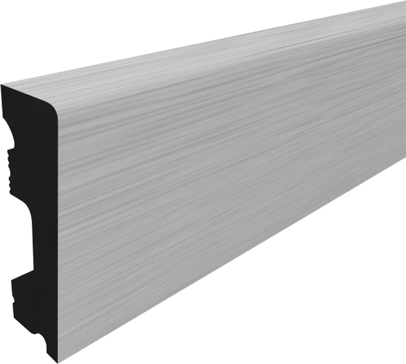 toom Sockelleiste Aluminium silber 2000 x 50 x 15 mm