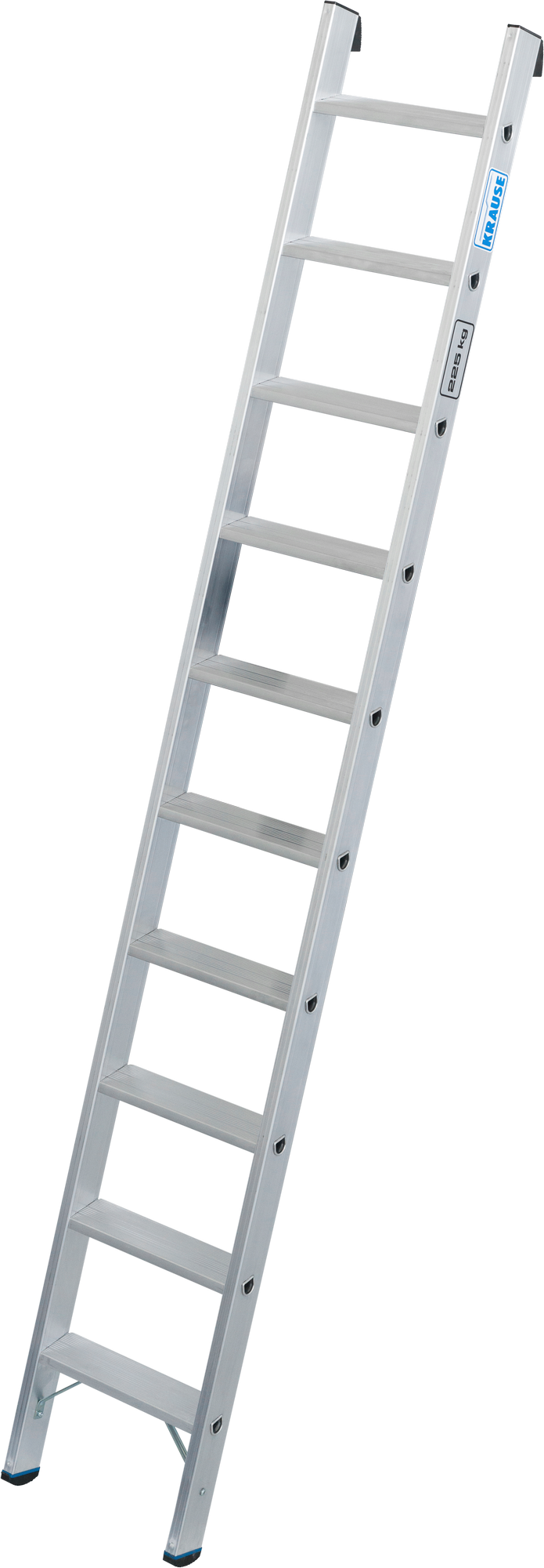 Krause Anlegeleiter 'Stabilo' aluminium 10 Stufen, Standhöhe 160 cm