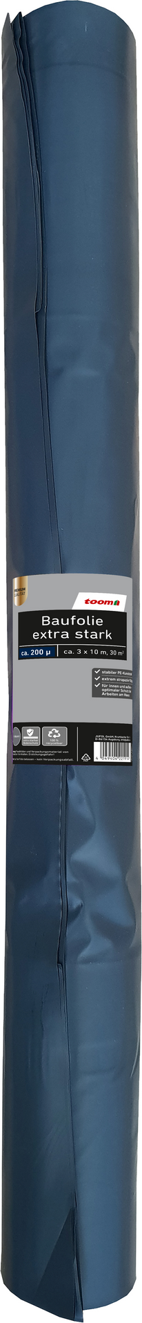 Thumbnail - toom Baufolie 'Profi' Polyethylen 200 g/m² 3 x 10 m