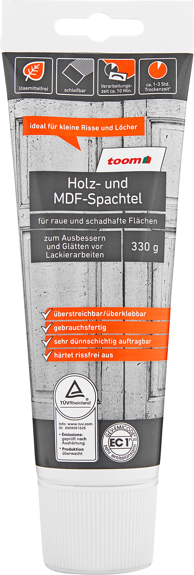 toom Holz- und MDF-Spachtel 0,33 kg