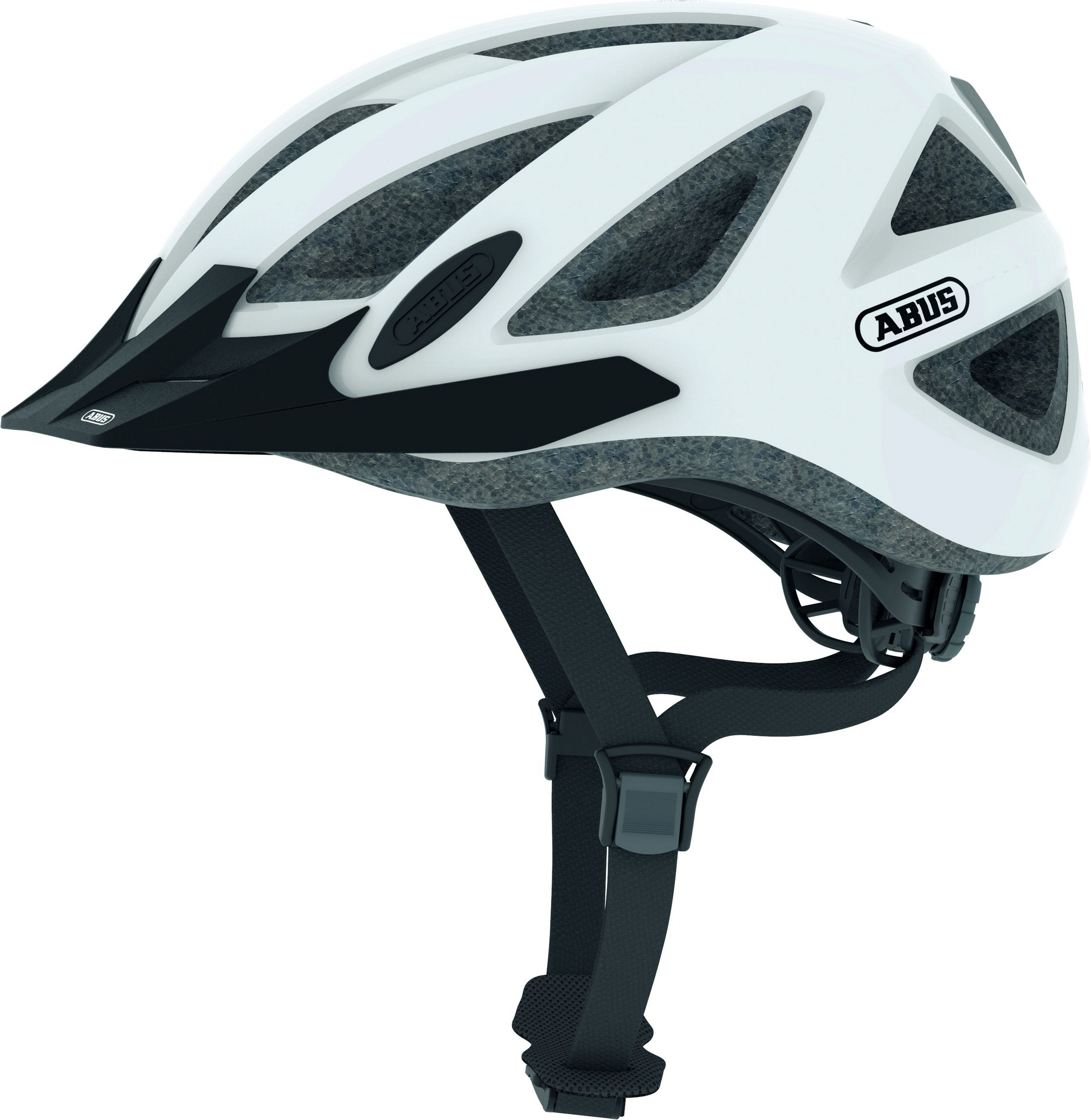 ABUS Fahrradhelm 'City Pro' weiß, Größe L 56-61 cm