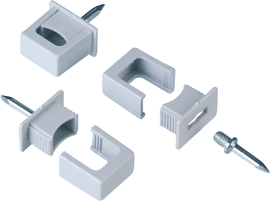 REV Ritter Druckschellen grau 16 mm 4 Stück