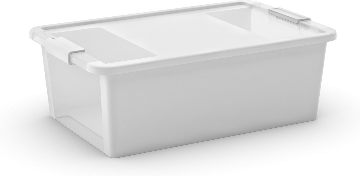 Thumbnail - KIS Aufbewahrungsbox 'BI Box M' weiß/transparent 55 x 35 x 19 cm