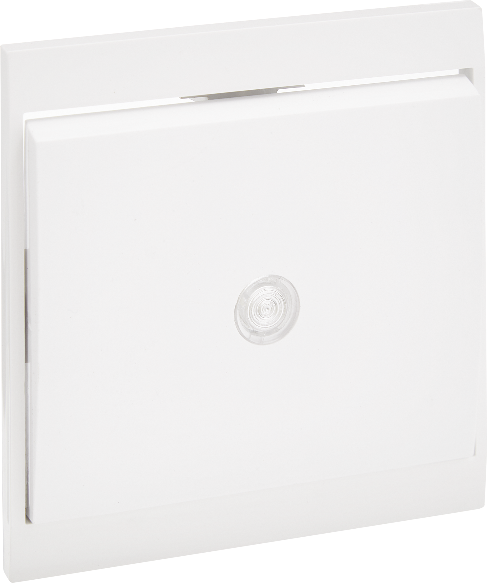 Kopp Abdeckwippe für Kontrollschalter 'Malta' mit Rahmen reinweiß