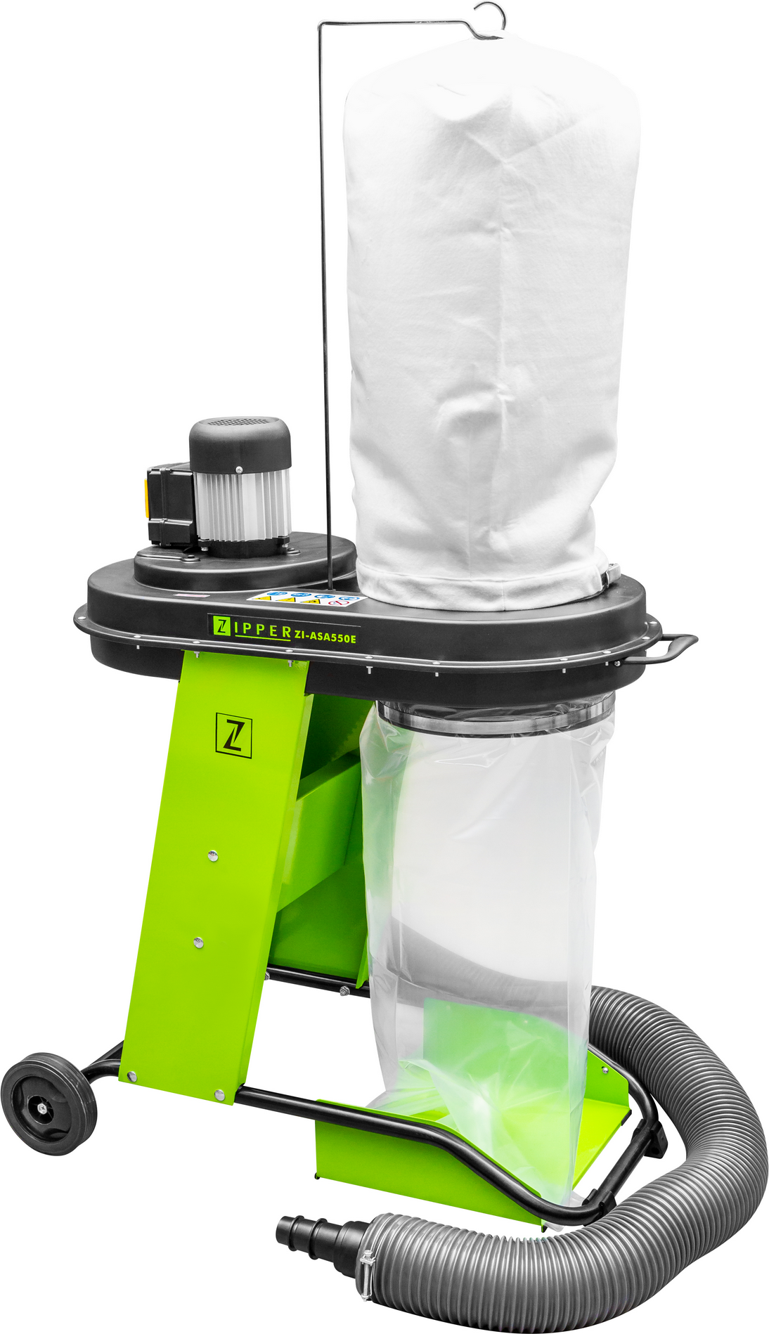 Zipper Absauganlage 'ZI-ASA550E' mit Adapter-Set 550 W