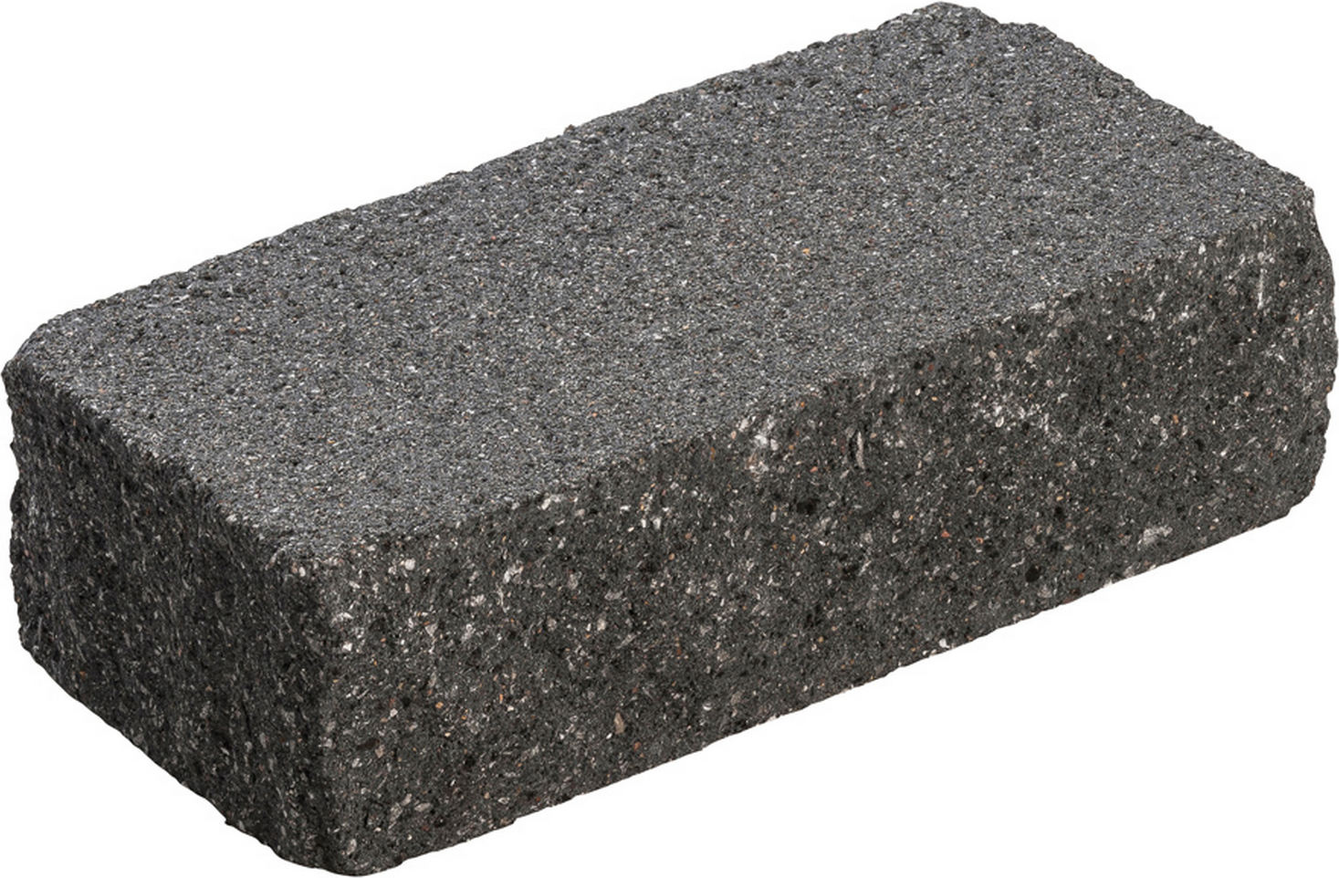 Diephaus Mauerstein 'T-Wall Quarry Maxi' Beton schwarz 42 x 21 x 12,5 cm