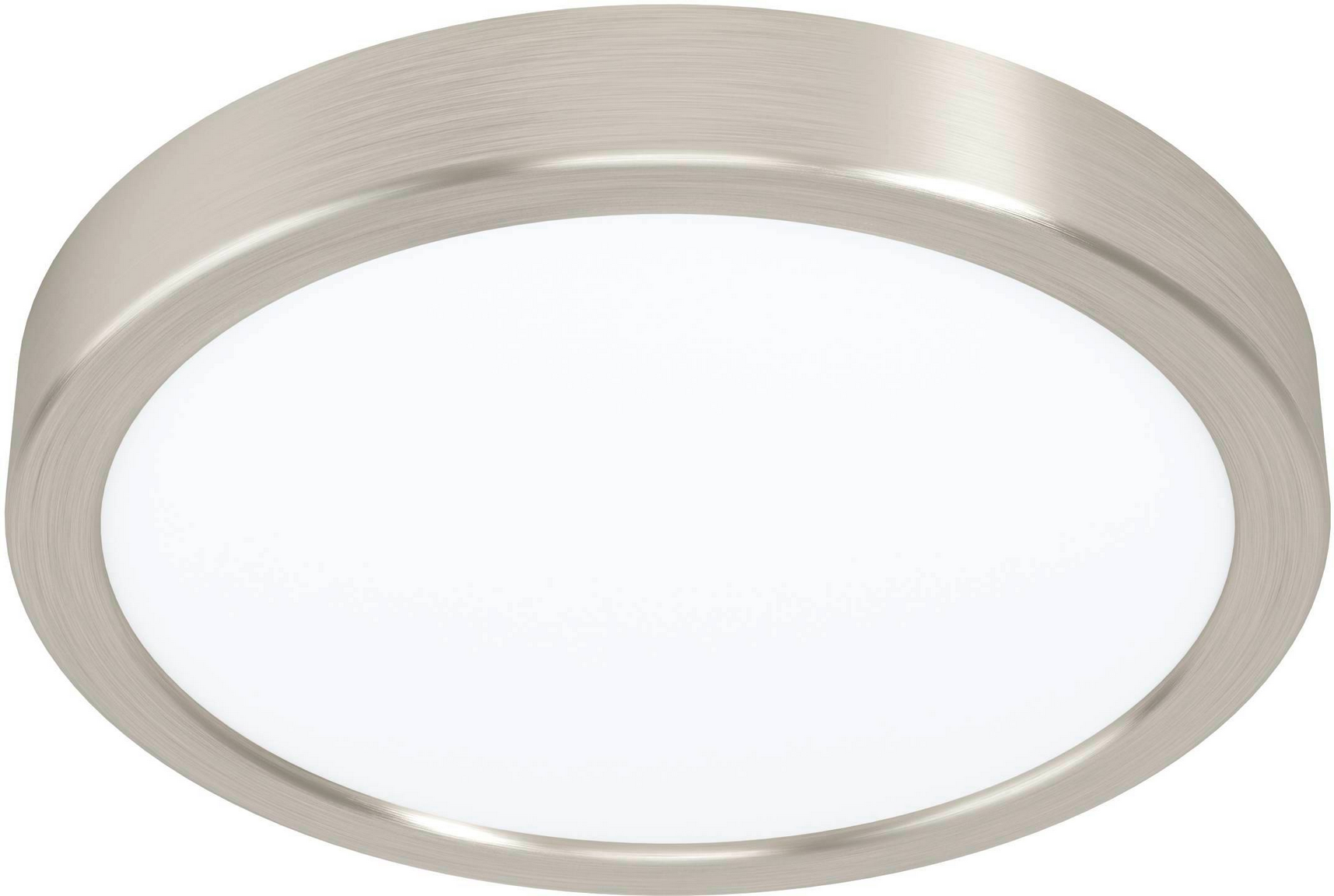 EGLO LED-Deckenleuchte 'Fueva 5' nickelfarben Ø 21 x 2,8 cm 1800 lm