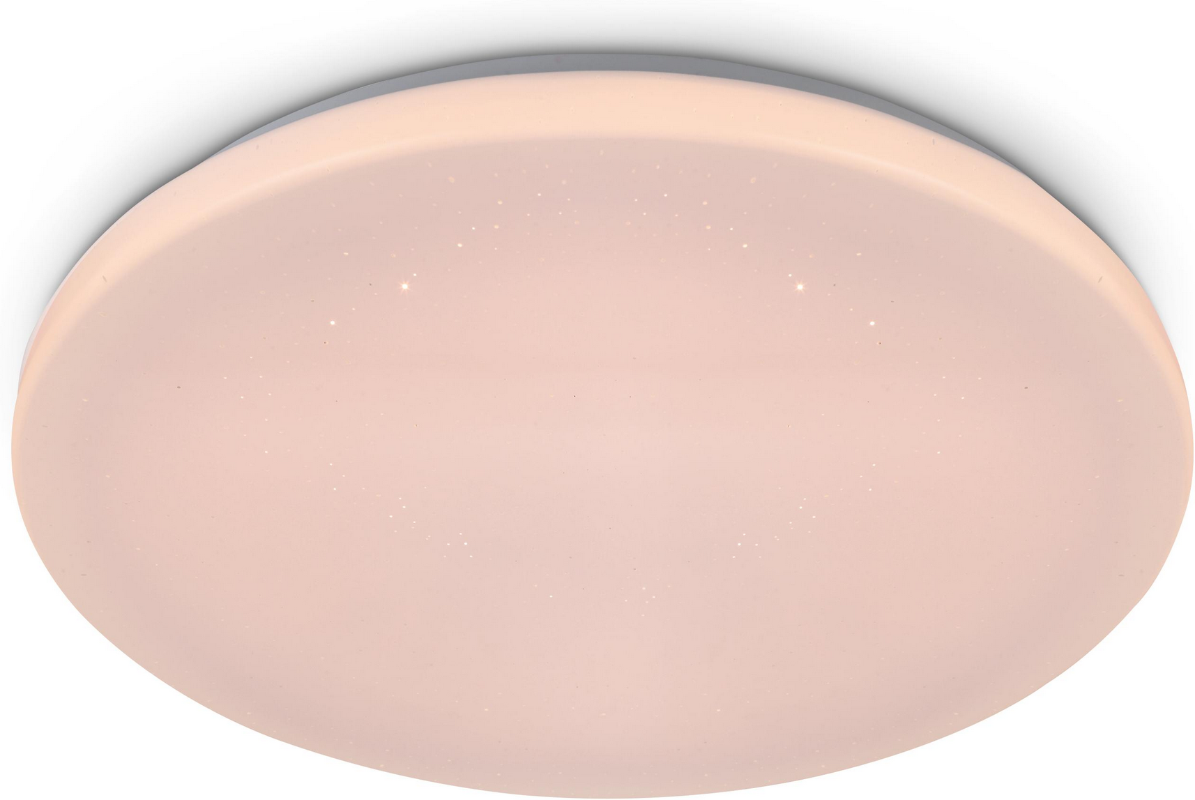 LED-Deckenleuchte 'Zala' weiß Ø 37,5 cm mit Sterneffekt