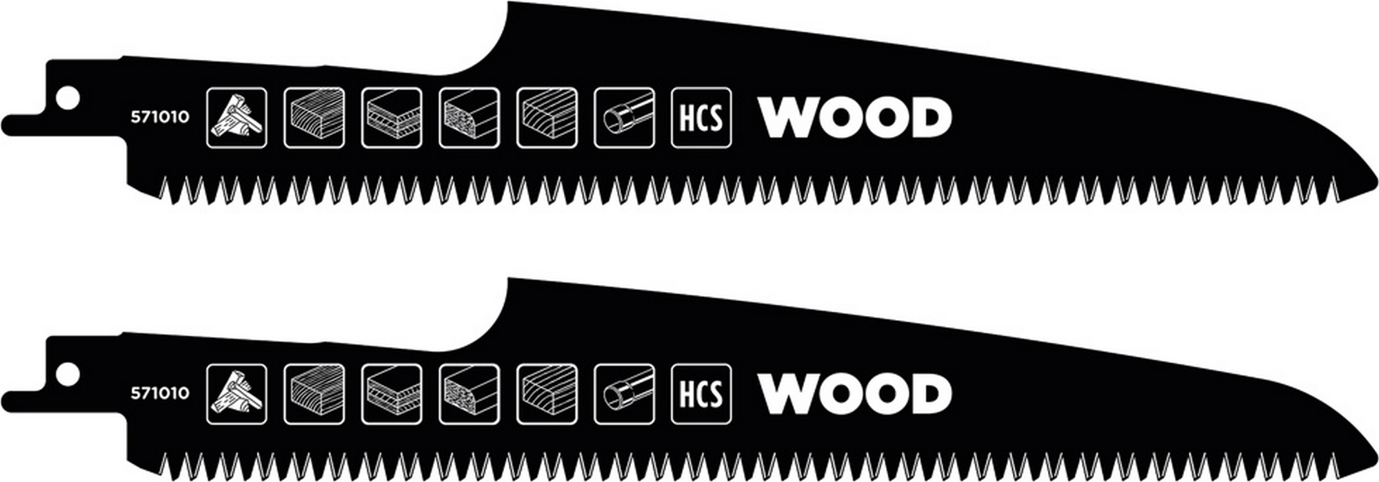 kwb HCS-Säbelsägeblatt-Set 230 mm 2-teilig