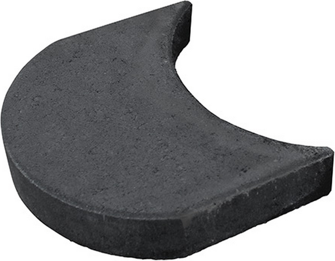 Diephaus Rasenmähkante 'T-Curb Robot' Beton anthrazit 15 x 24 x 4 cm