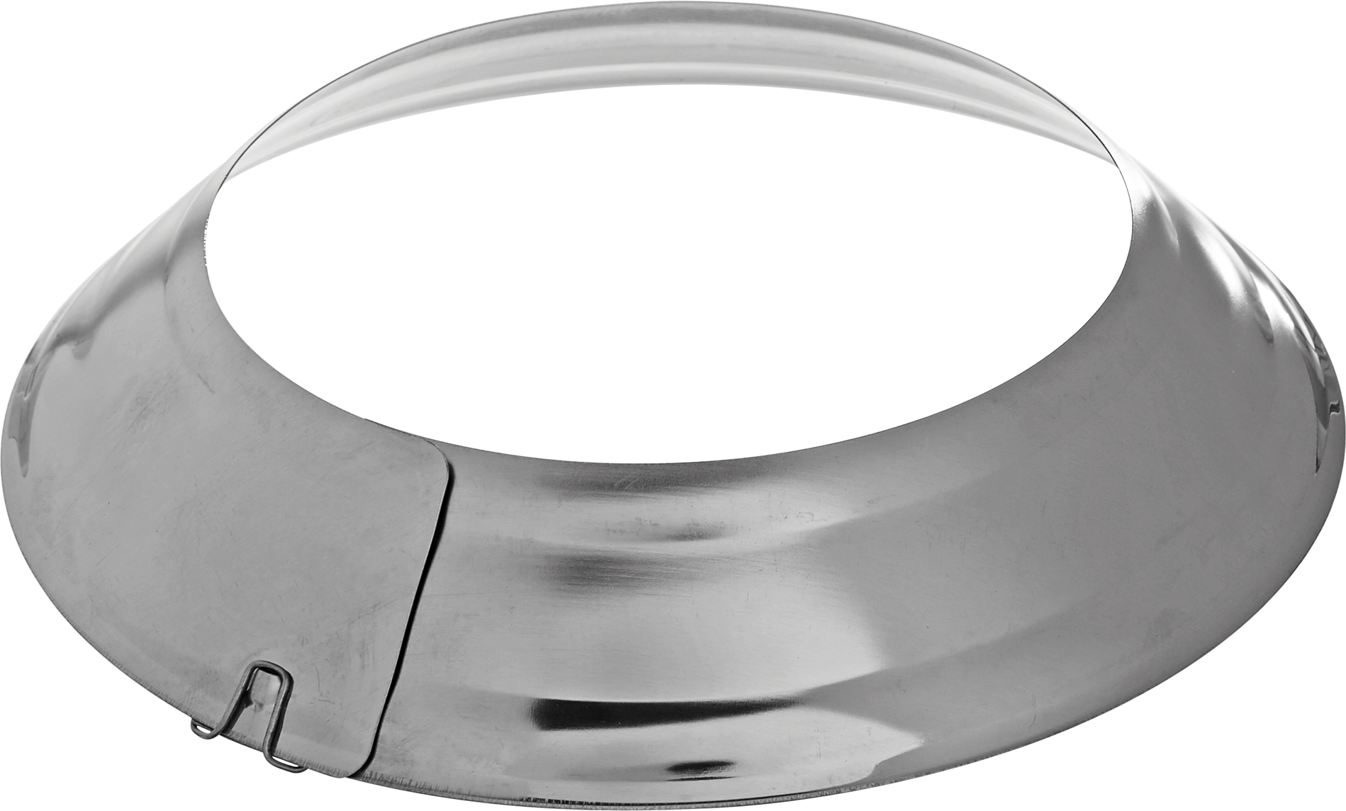 Firefix Wandrosette silbern verstellbar Ø 100-120 x 0,6 mm