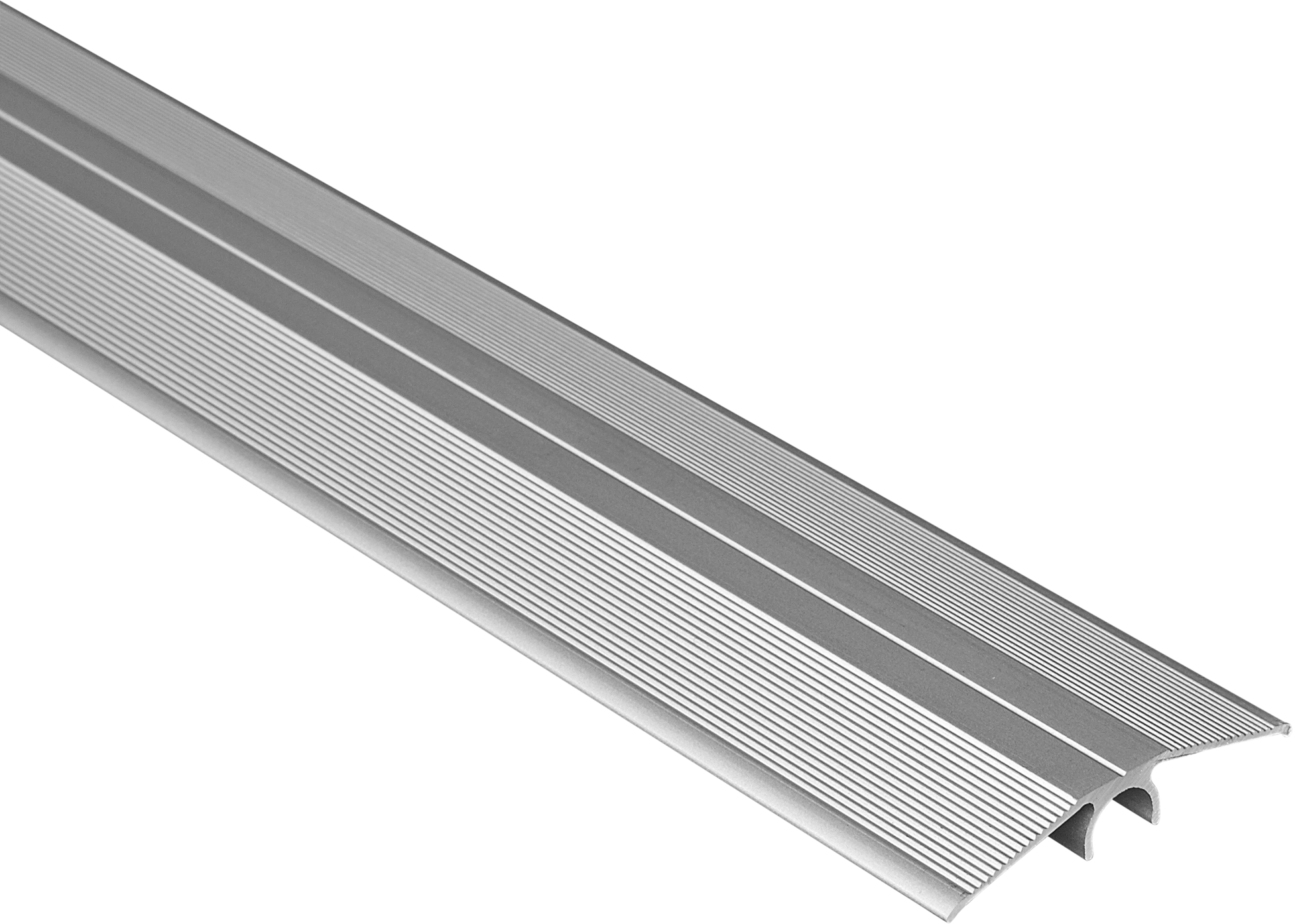 alfer Übergangsprofil 'clipstech®' silber 1000 x 46 mm