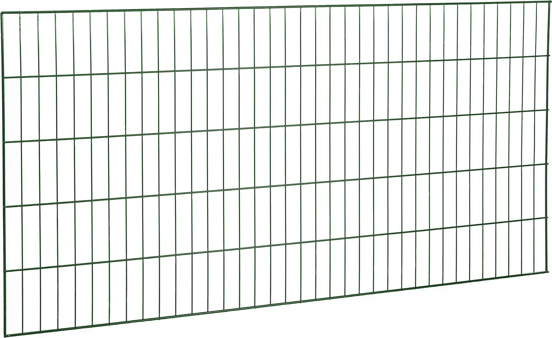 Einstabmattenzaun 'Arne' Stahl grün 200 x 100 cm