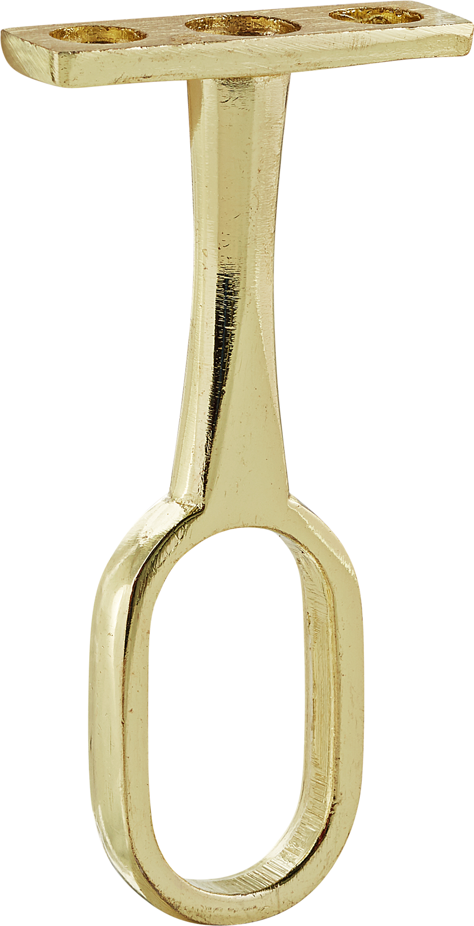 toom Mittelträger oval 30 x 15 mm messingfarben