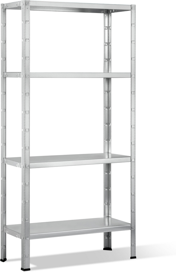 toom Metallregal 75 x 150 x 30 cm, 4 Böden à 50 kg
