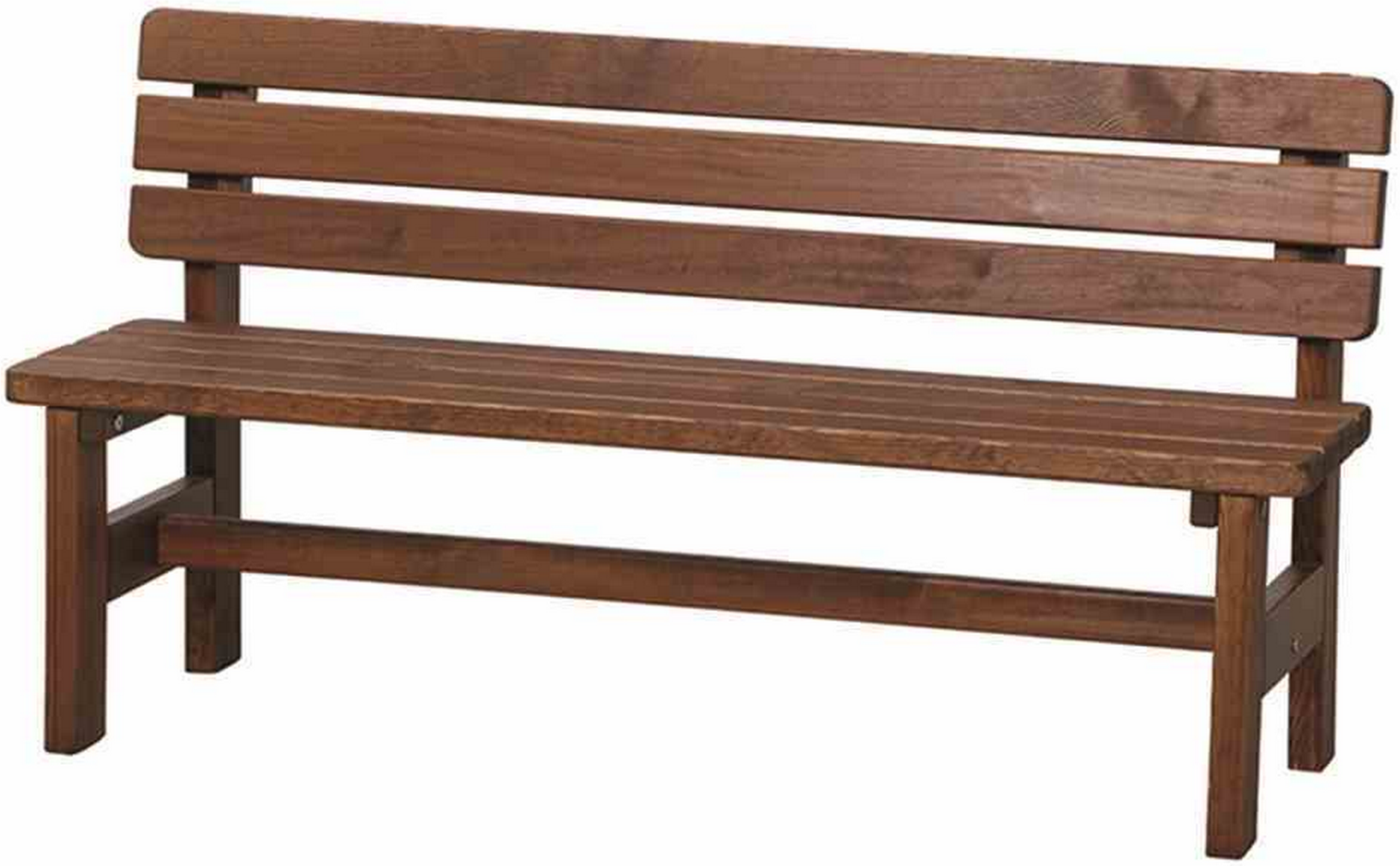 Natura Bank 'Tessin' Kiefernholz braun lasiert 150 cm