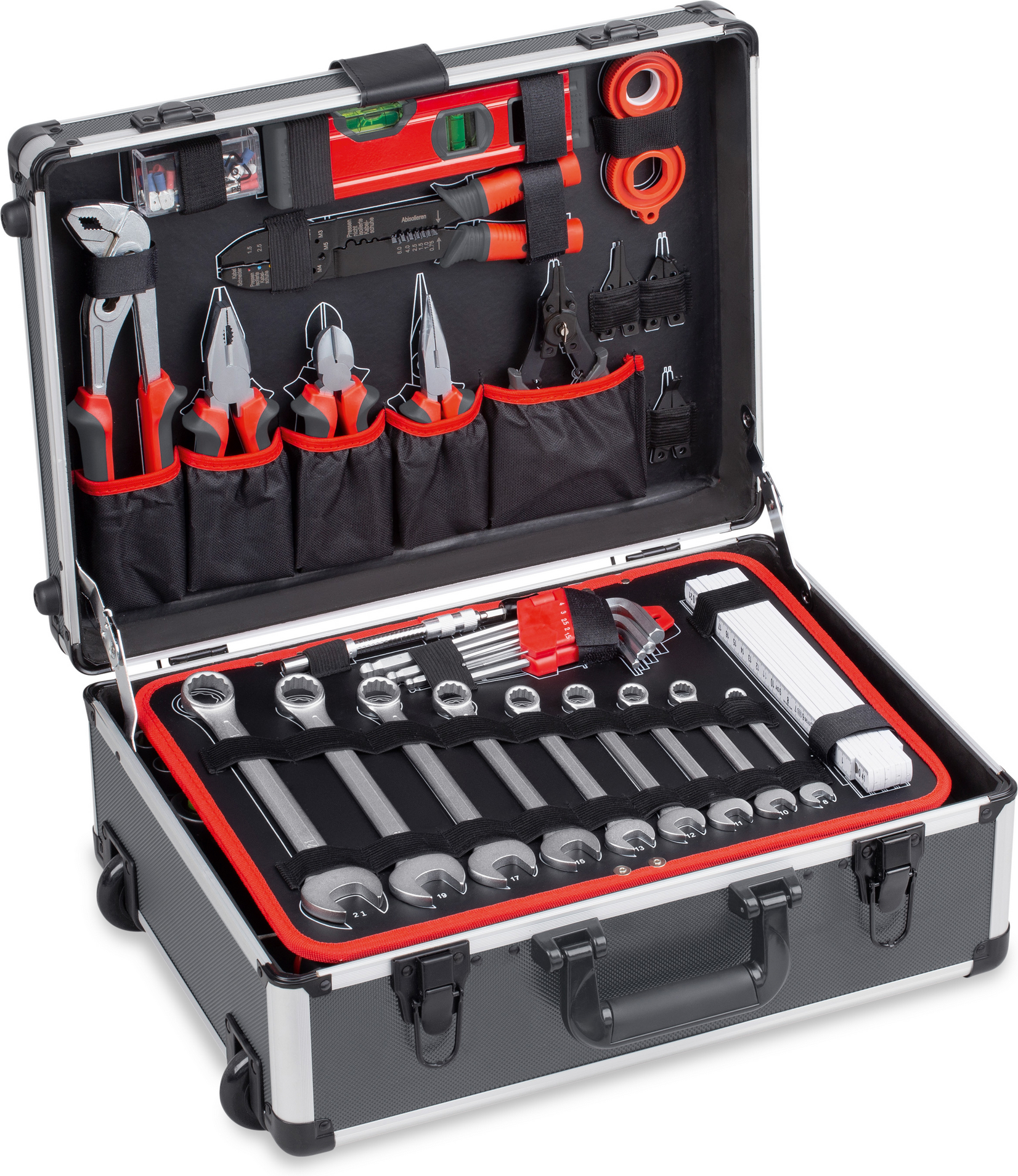 toom Werkzeugtrolley Aluminium 135-teilig