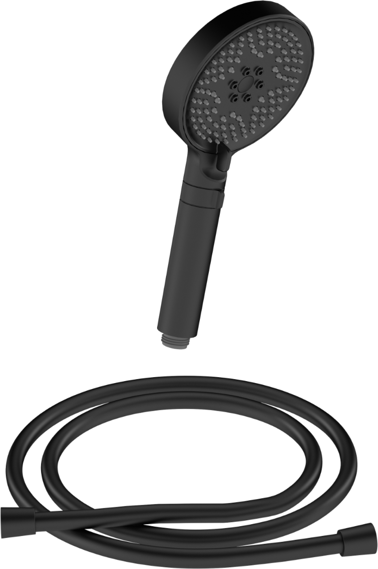 Chris Bergen Handbrause mit Brauseschlauch schwarz matt 160 cm