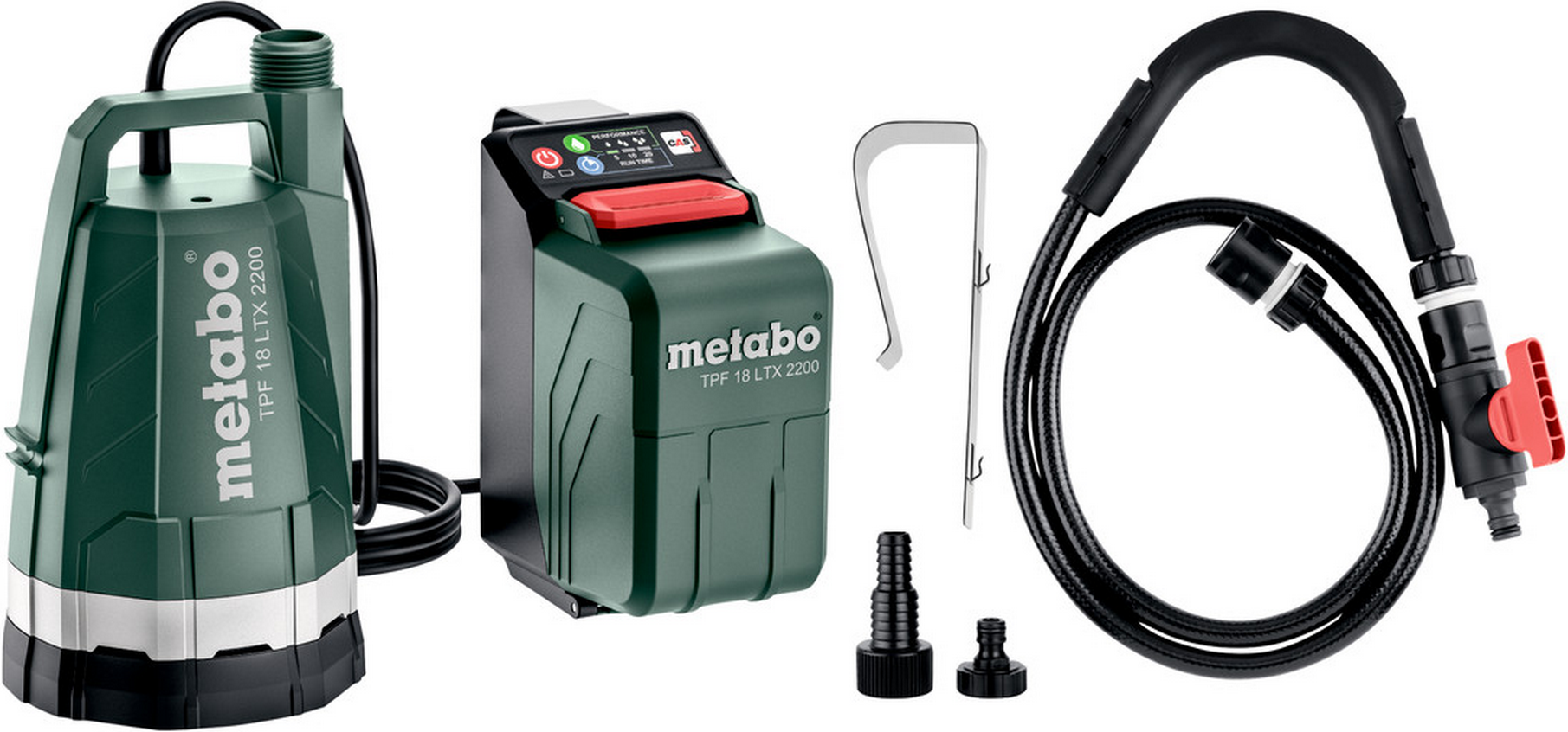 Metabo Akku-Tauch-/Regenfasspumpe 'TPF 18 LTX 2200' 2200 l/h ohne Akku