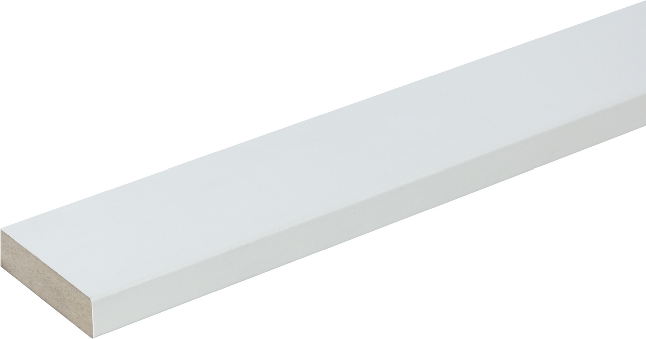 Kosche Sockelleiste weiß 40 x 19 x 1000 mm