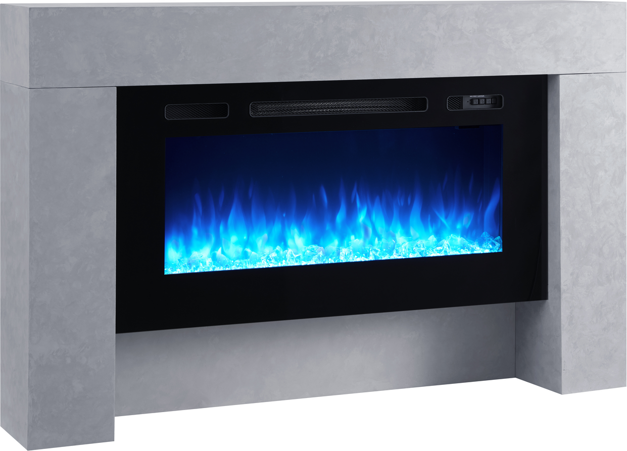 Richen Elektrokamin 'Herkules' betongrau 2 kW