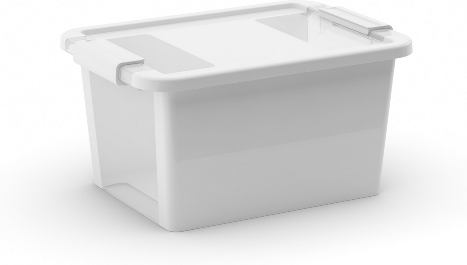 Thumbnail - KIS Aufbewahrungsbox 'BI Box S' weiß / transparent 11 l 36,5 x 26 x 19 cm