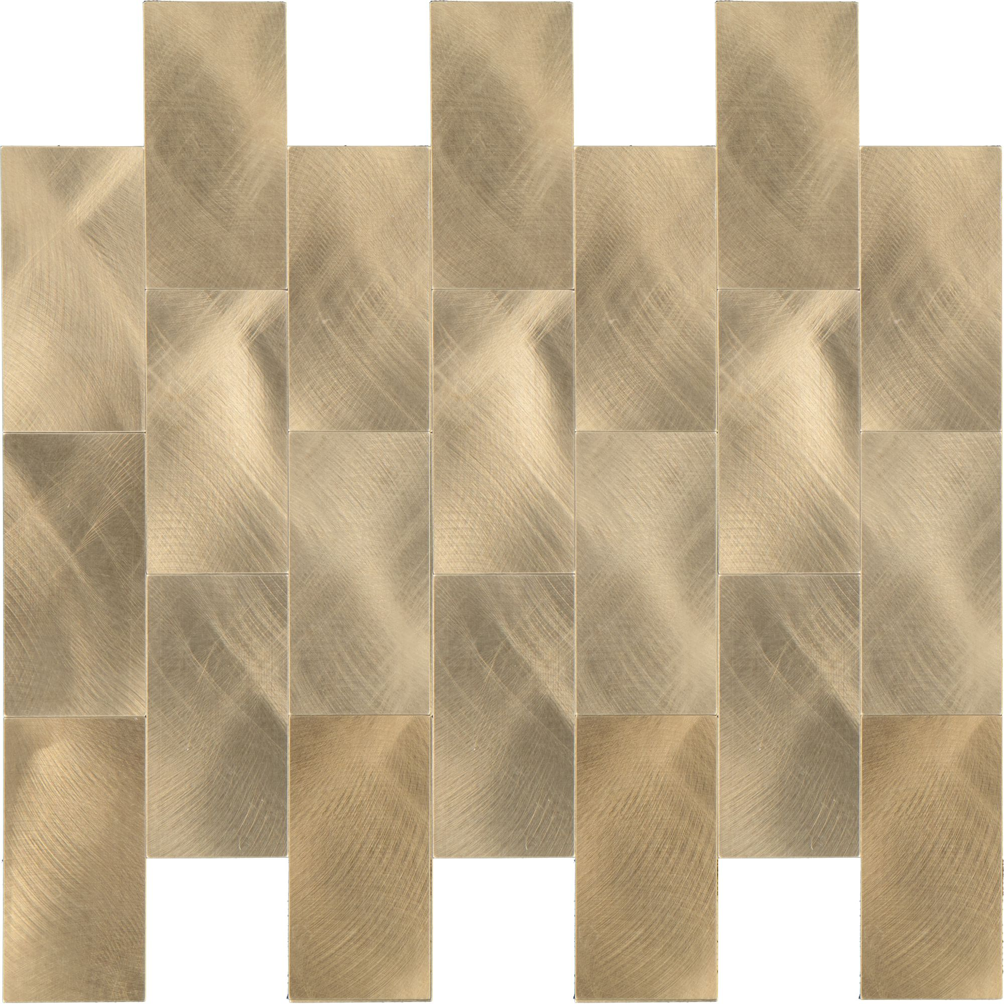 Thumbnail - Mosaikfliese 'Easyglue' selbstklebend kupfer Kunststoff 28,8 x 29,4 cm