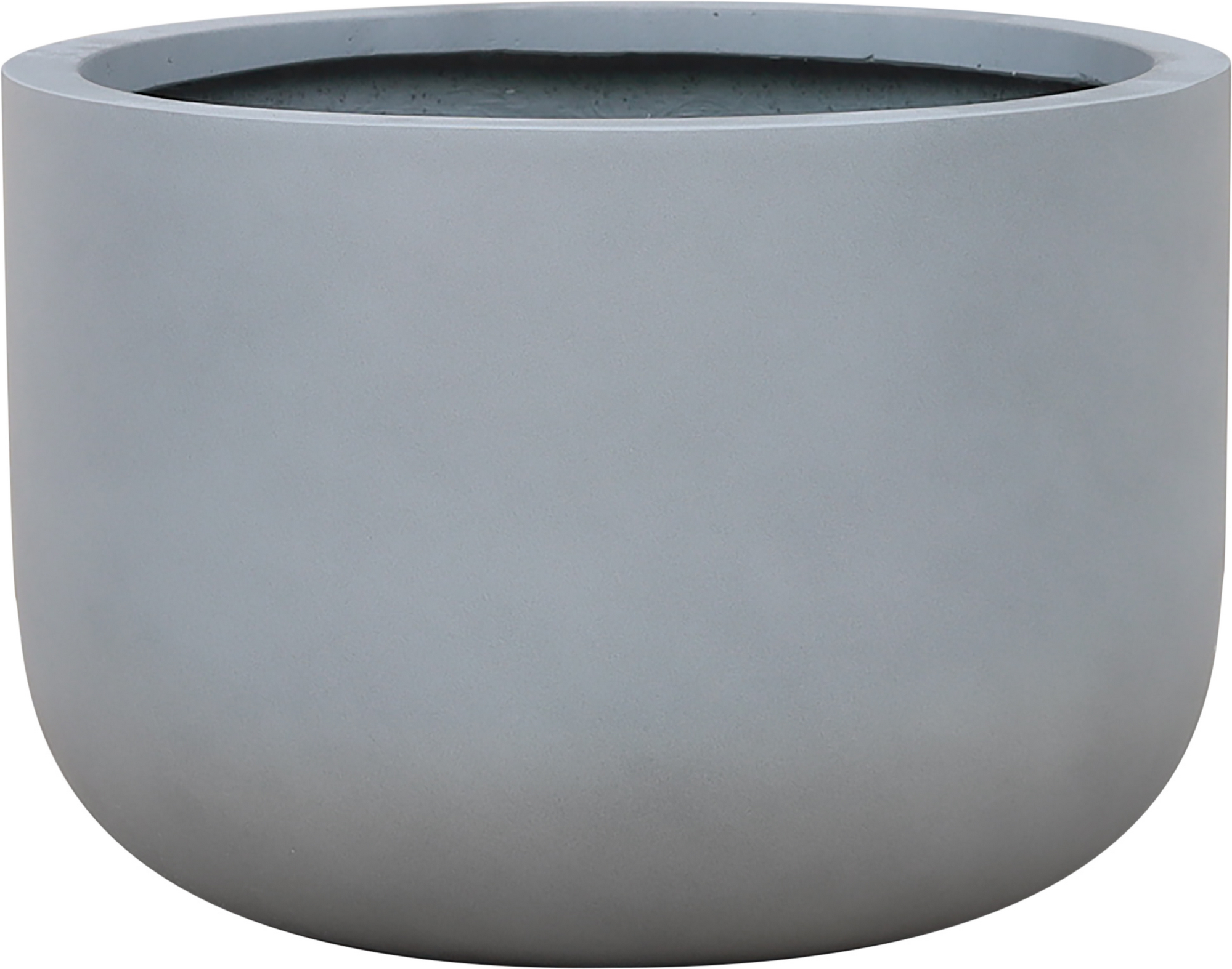 toom Pflanzgefäß 'Palomo' Polyfibre Betonoptik grau rund Ø 40 x 28,5 cm