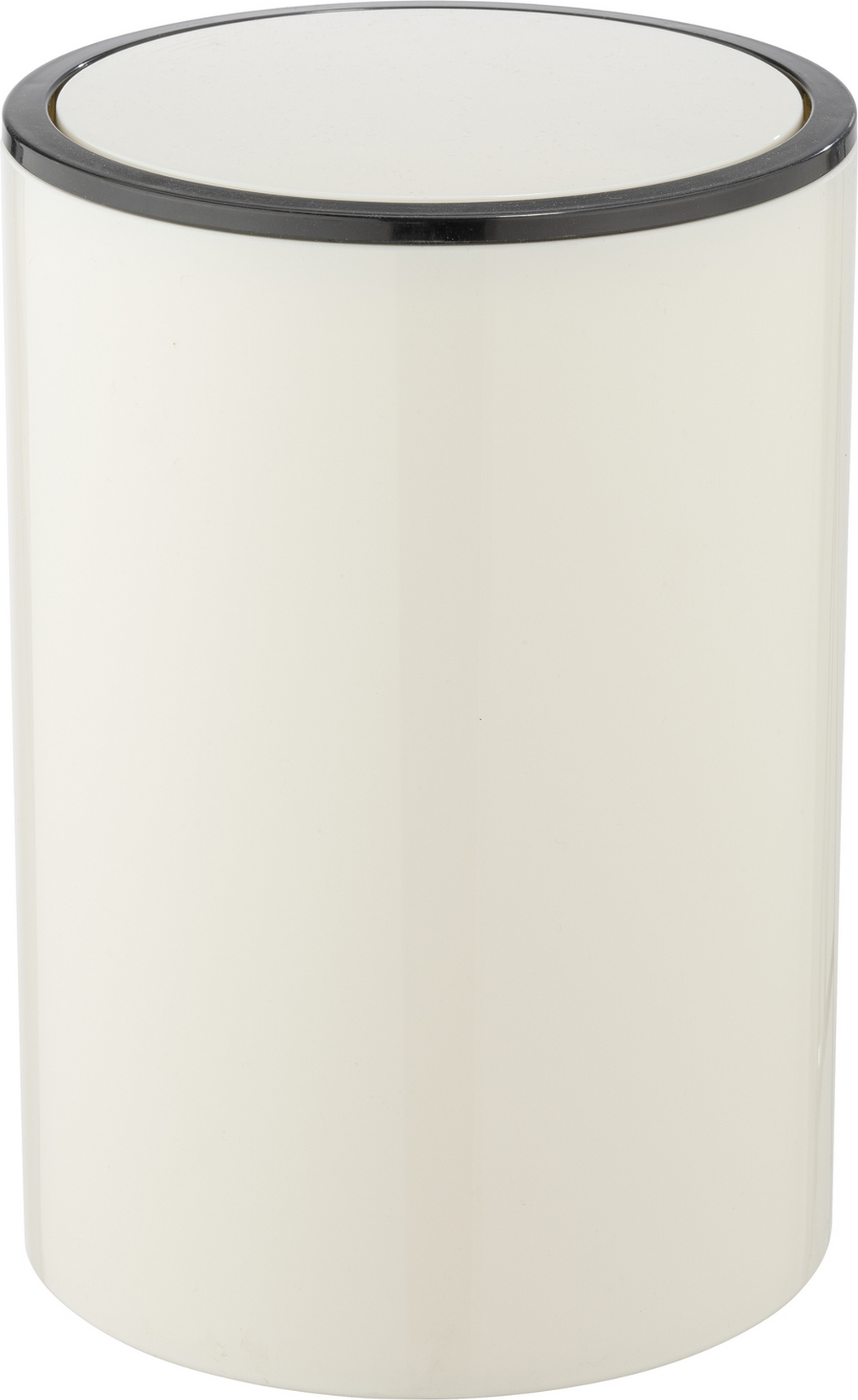 Wenko Schwingdeckeleimer 'Inca' creme Ø 18,5 x 25,5 cm 5 l