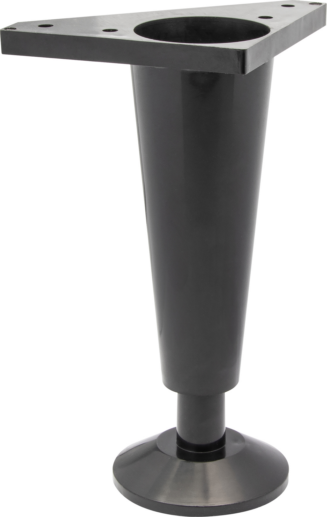 Wagner Möbelfuß 'SA0231' mattschwarz 8 cm