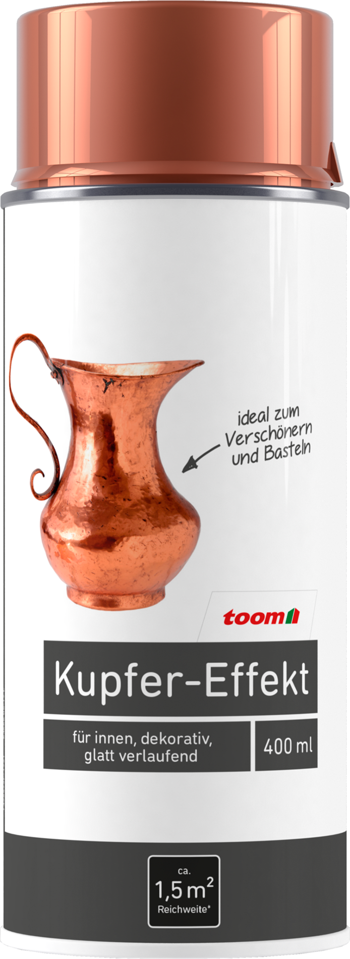 toom Effekt-Sprühlack kupferfarben glänzend 400 ml