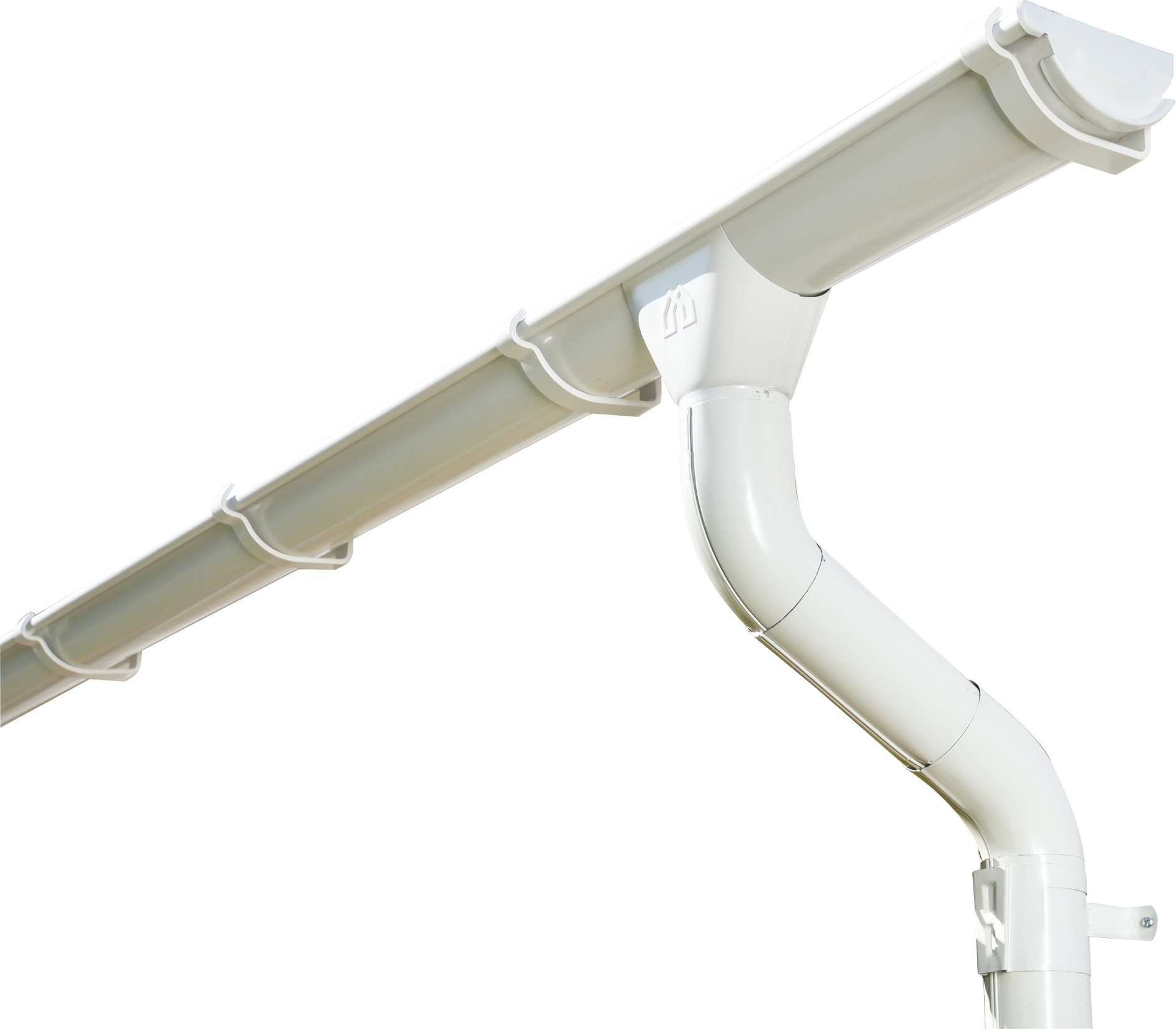 Thumbnail - SKAN HOLZ Regenrinnen-Set weiß 541 cm