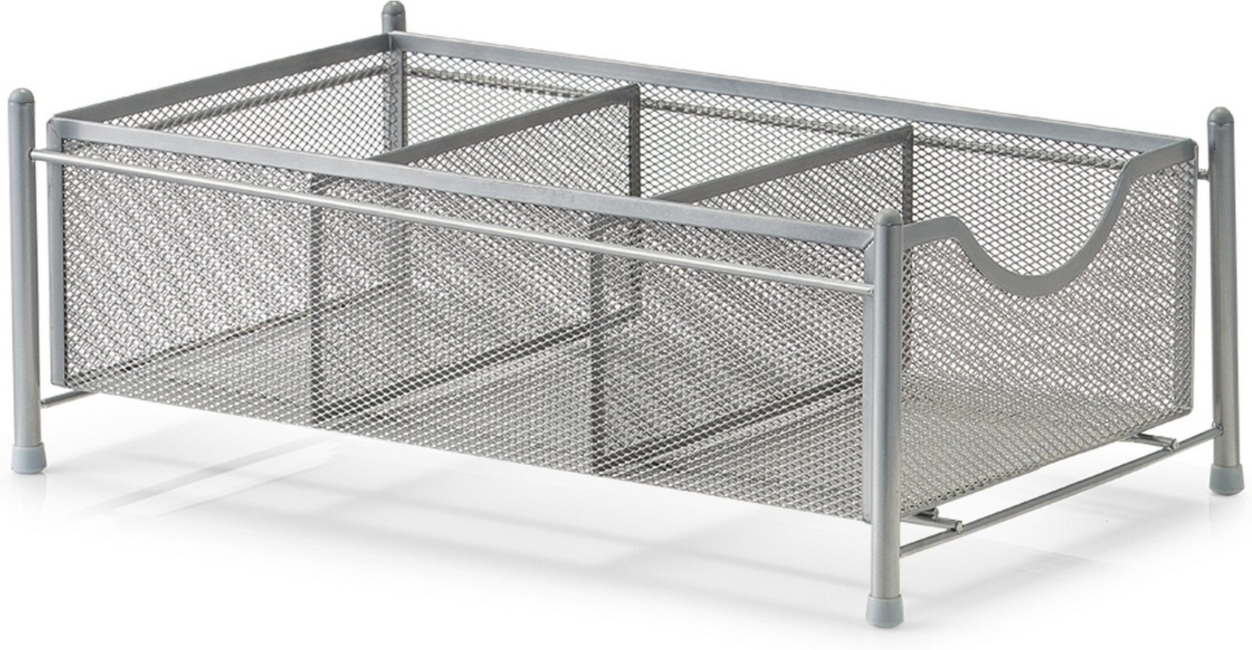 Zeller Universalregal silber 24,5 x 14,5 x 39,5 cm