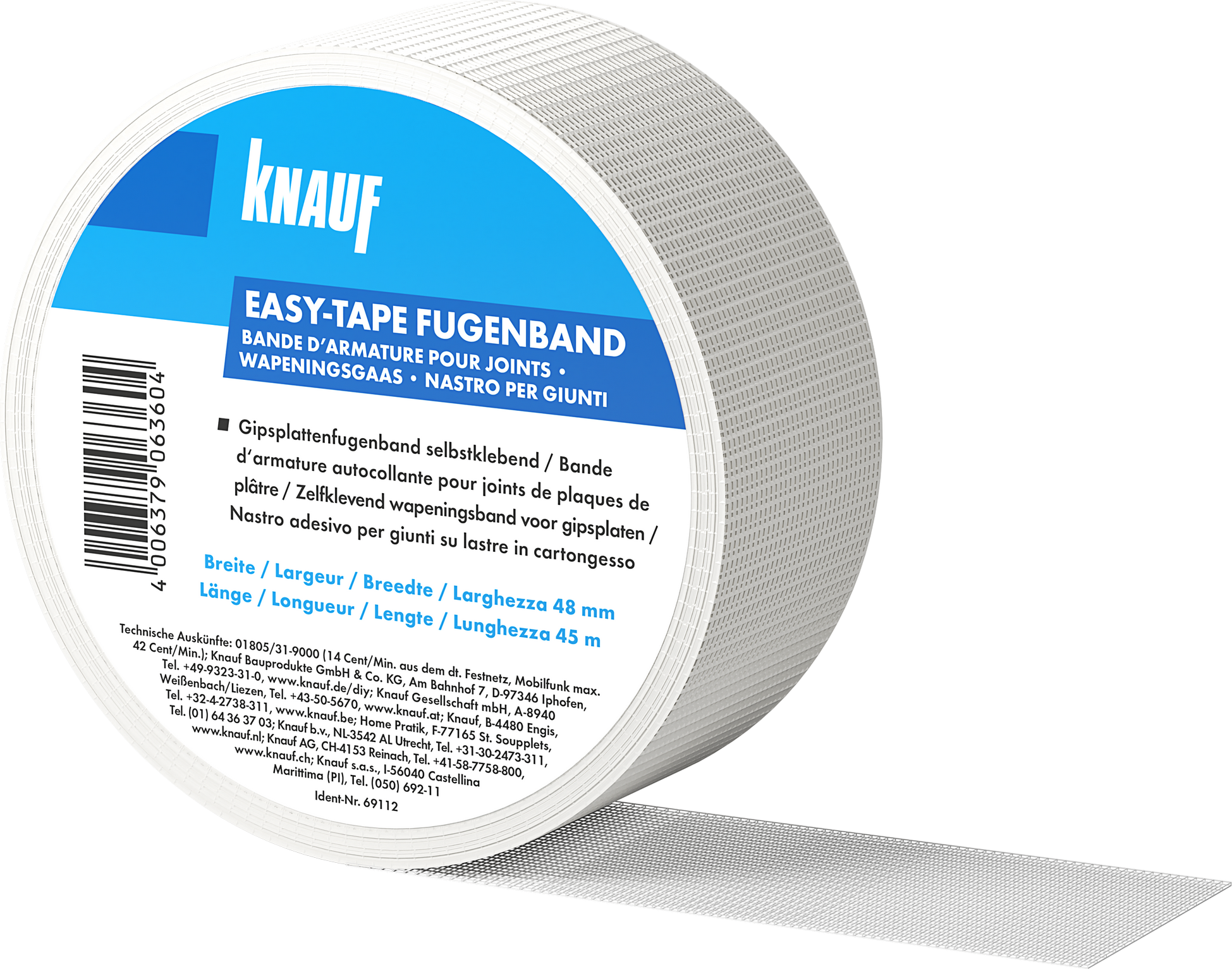 Knauf Fugenband 'easy-tape' 2000 x 4,8 cm