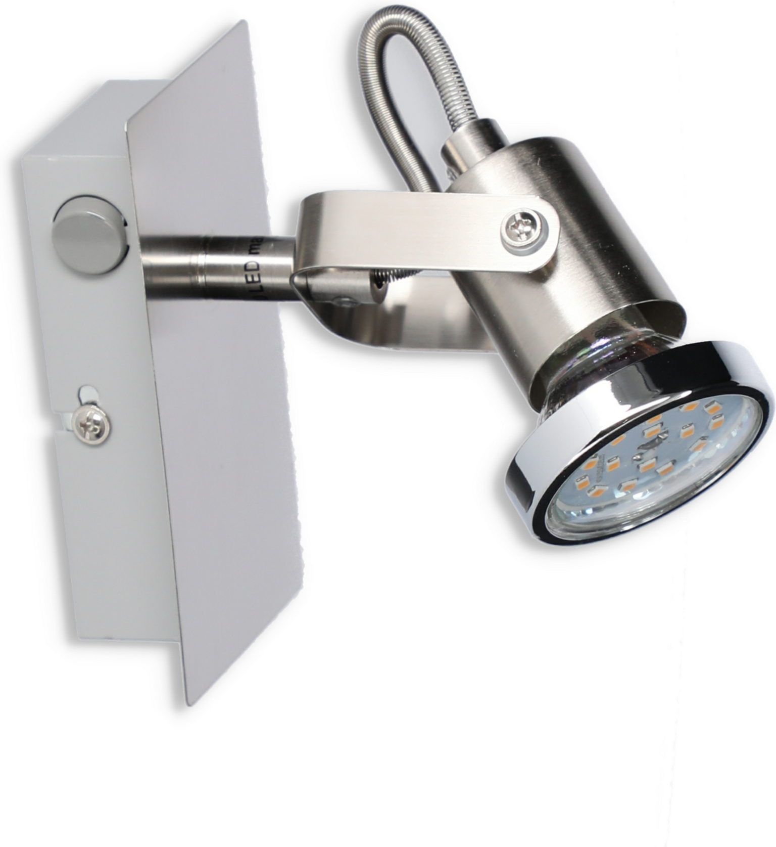 toom Wohnraumstrahler 'Nika' nickelfarben 1-flammig