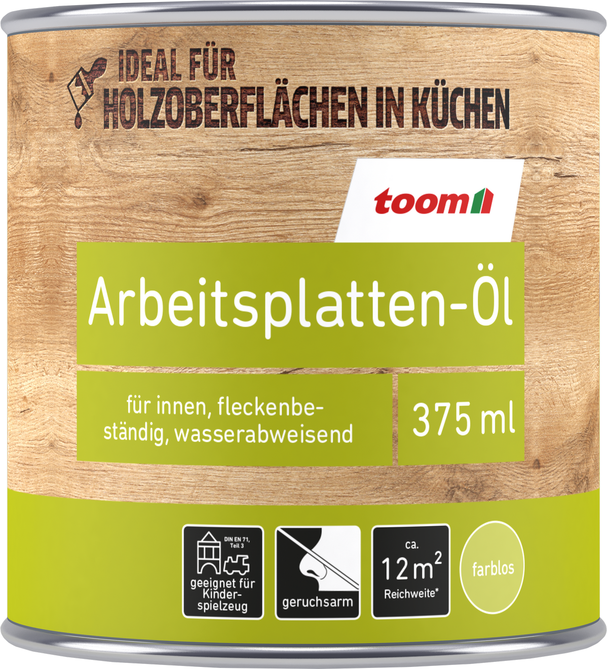 toom Holzöl Arbeitsplatte transparent 375 ml