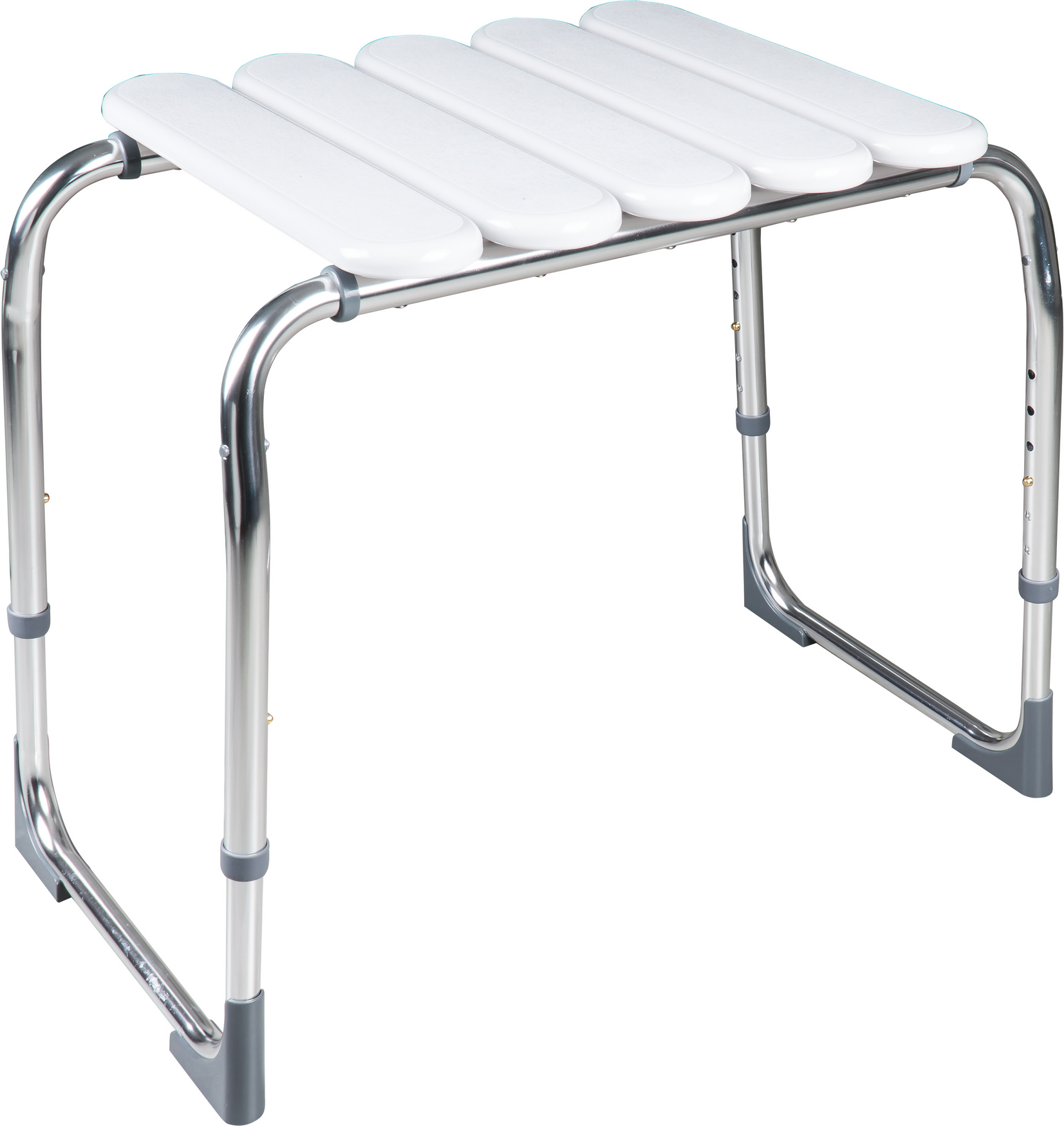 Ridder Bad-Hocker 'Pro' höhenverstellbar weiß 62,8 x 33,3 x 41,7 - 54,2 cm