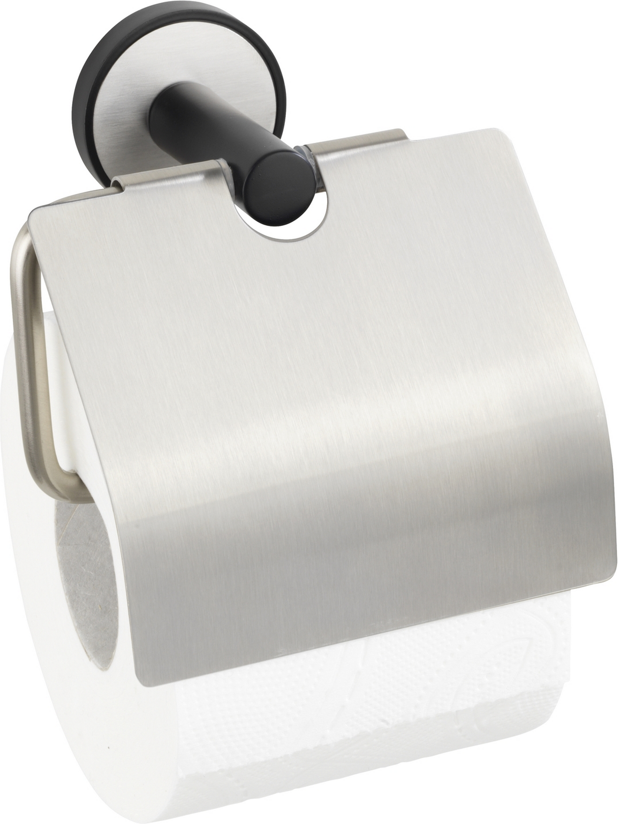 Wenko Toilettenpapierhalter 'Udine' Edelstahl mit Deckel