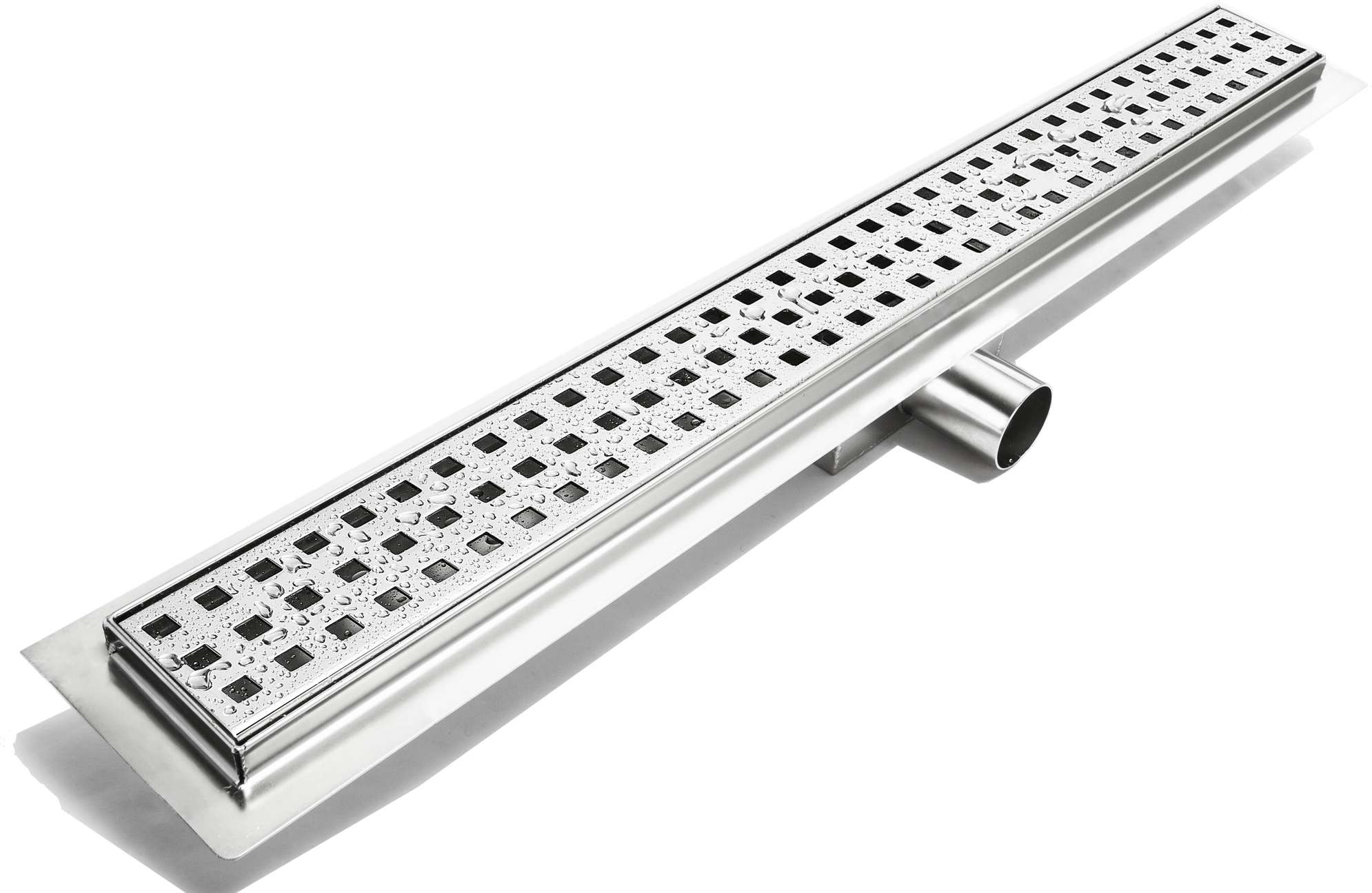 Hux - Home Duschrinne 80 cm Edelstahl, 3-reihig gelocht