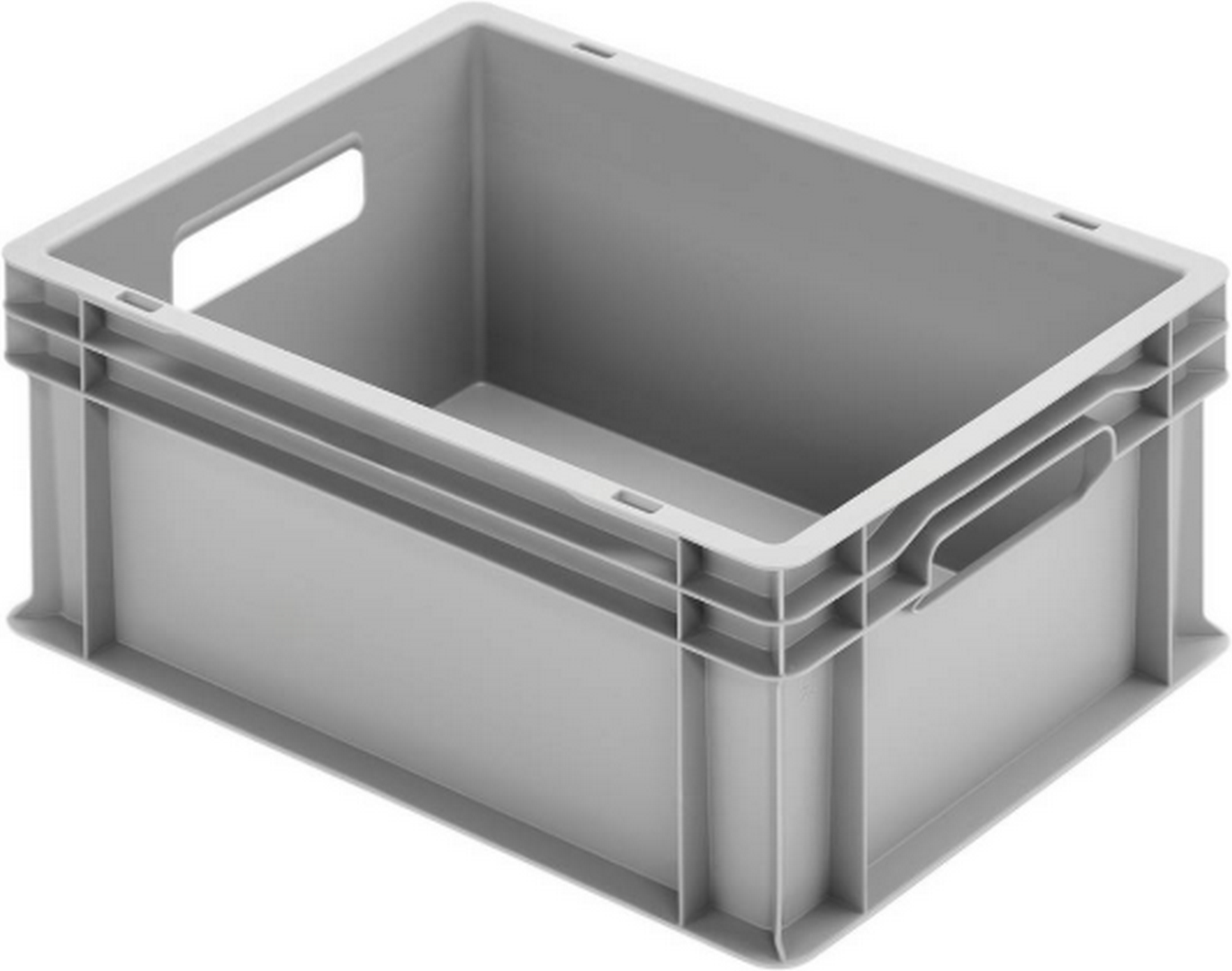 Alutec Kunststoffbehälter geschlossen grau 40 x 30 x 17,5 cm