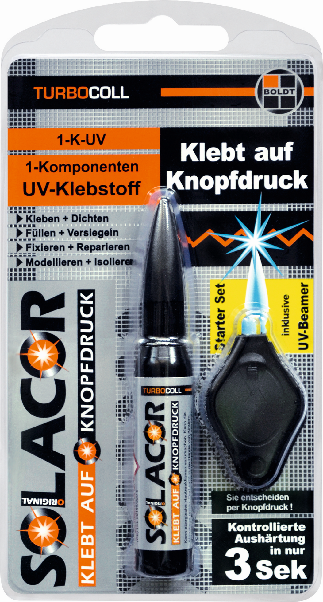 Boldt UV-Kleber 'Turbocoll Solacor Rocket' 5 g