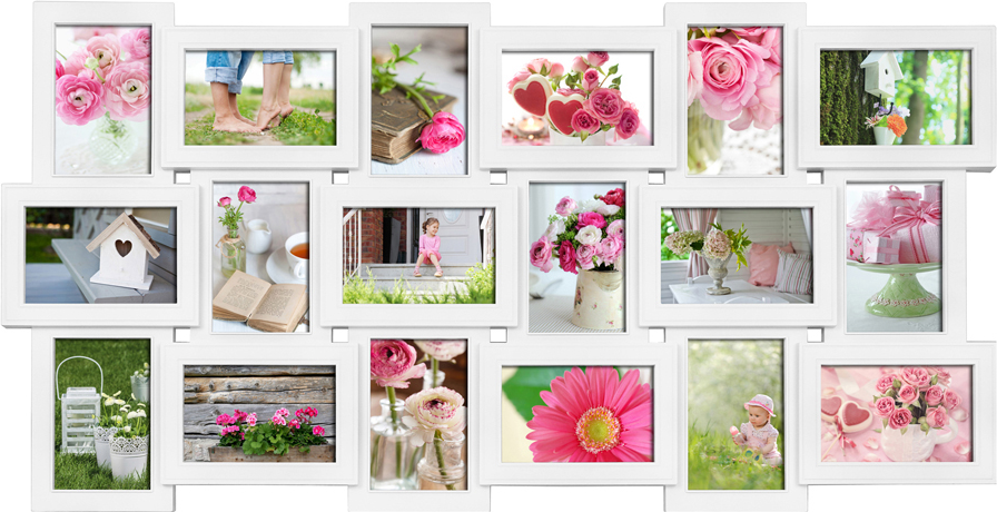 Collagerahmen 'Berlin' weiß 90 x 46 cm